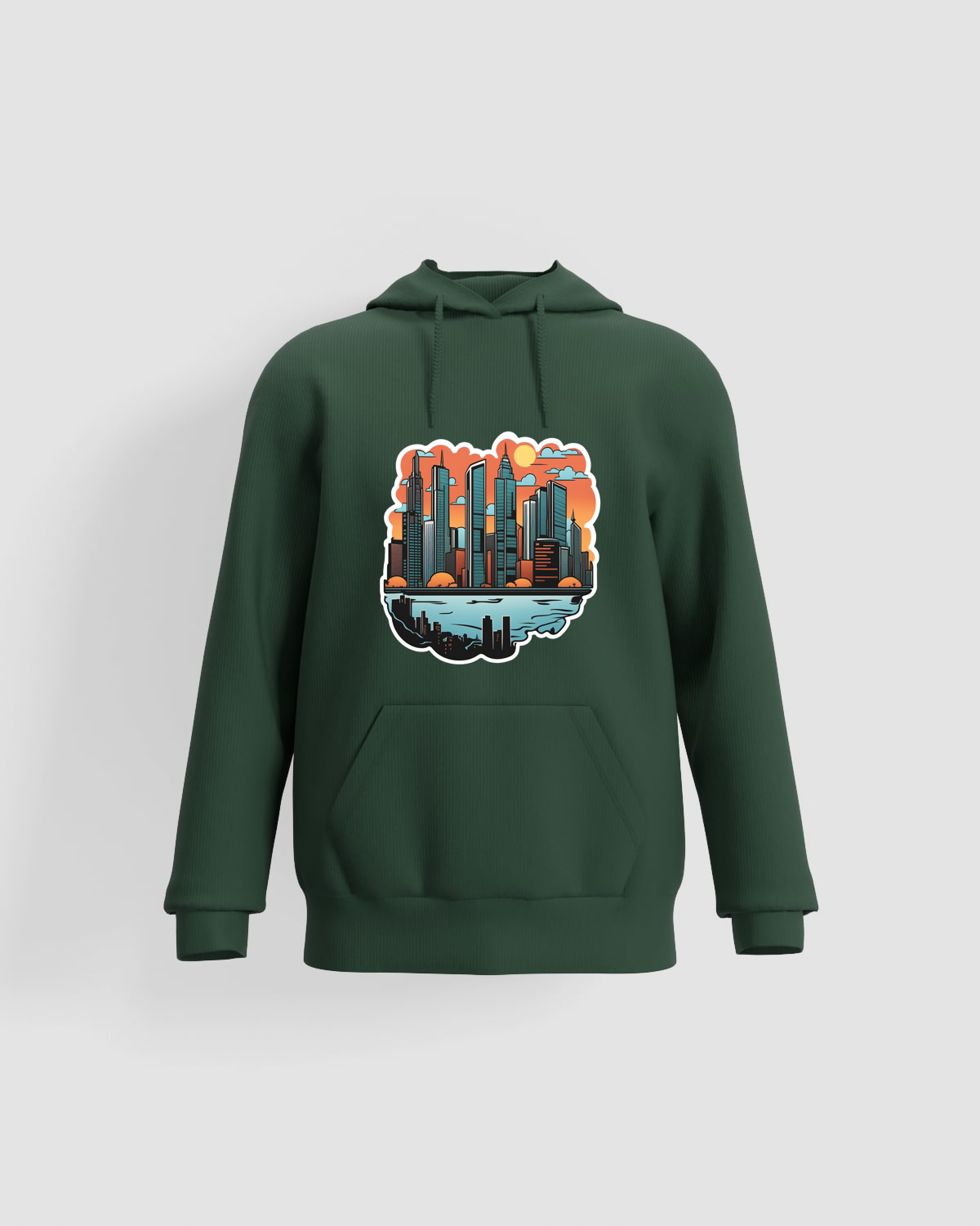 Green Unisex Cotton Sweatshirt – Perfect for Custom Prints 59