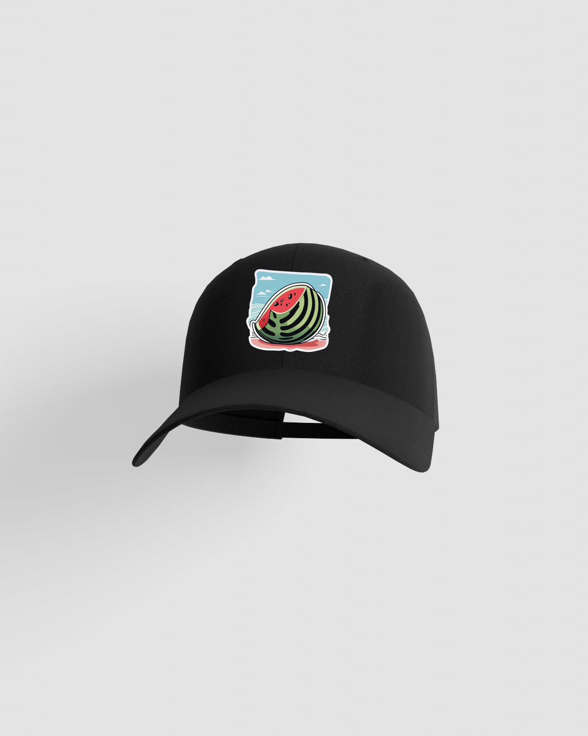 Black 5-Panel Cap with Velcro – Ideal for Custom Prints 59