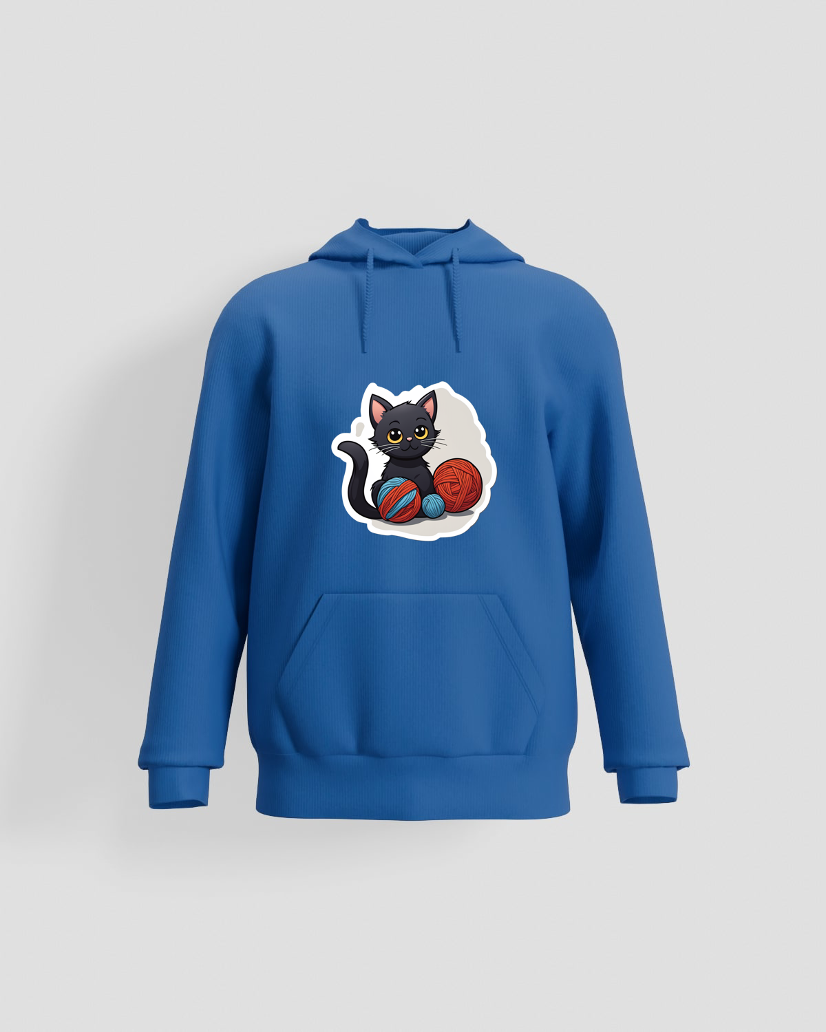 Blue Crew Neck Unisex Organic Cotton Sweatshirt 59