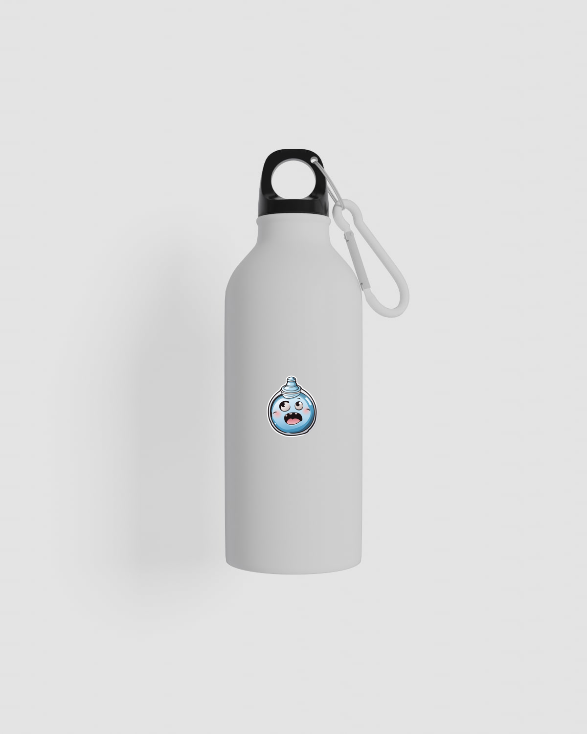 Lightweight Eco-Friendly Recycled Aluminum Water Bottle with Carabiner 59