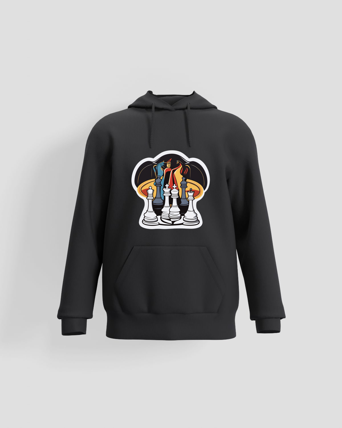 Black Unisex Print‑Ready Cotton Sweatshirt – Durable & Comfortable 59