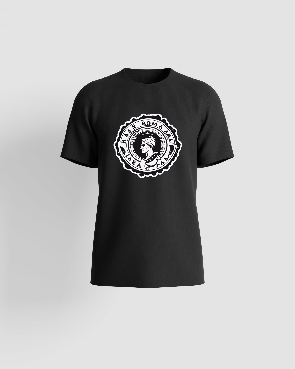 Black Minimalist Unisex Organic Cotton T‑Shirt 59