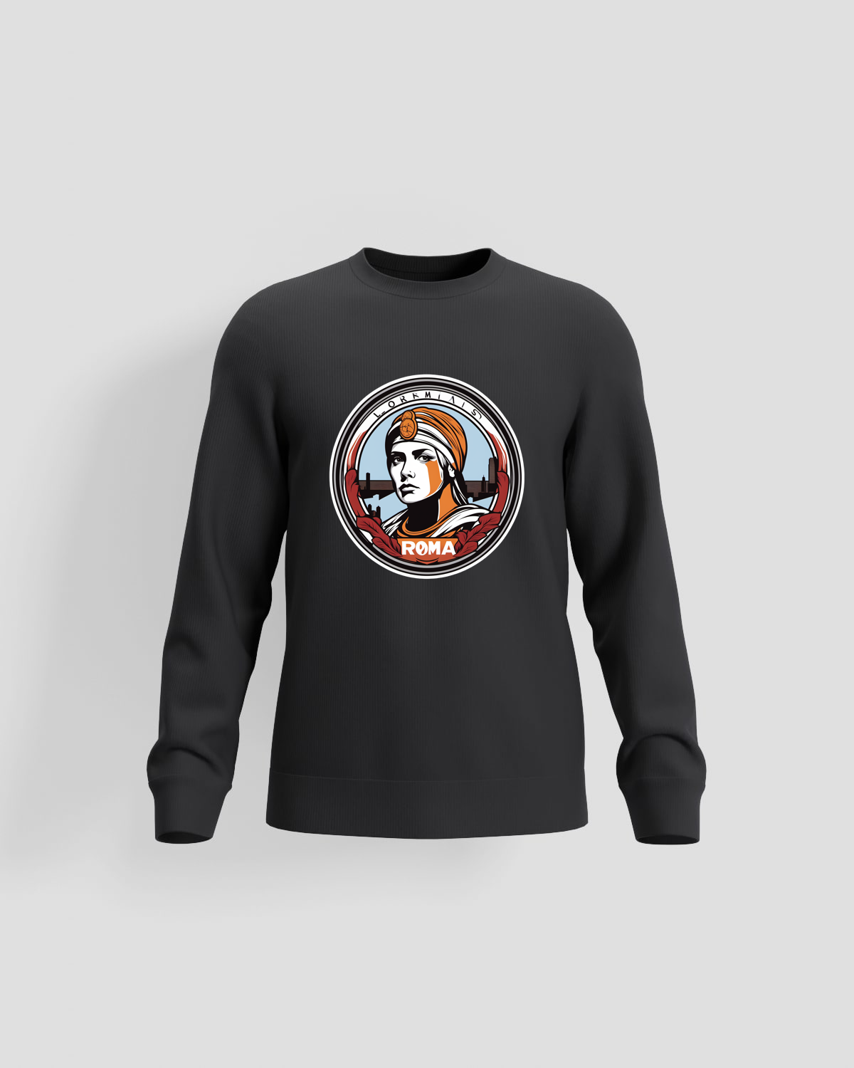 Black Unisex Sweatshirt – Print‑Ready Cotton Comfort 59
