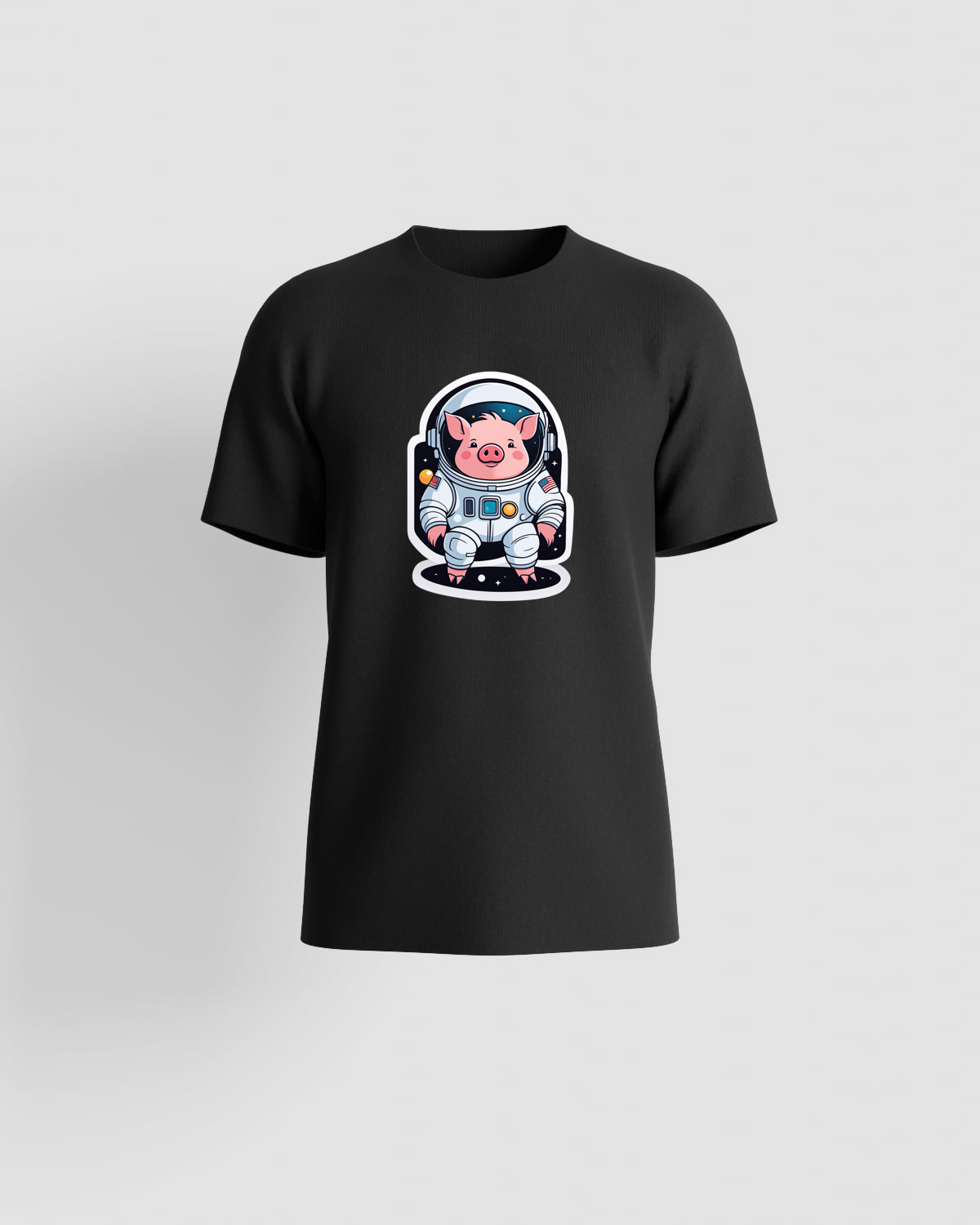 Black Eco‑Sustainable Unisex T Shirt with Modern Fit 59