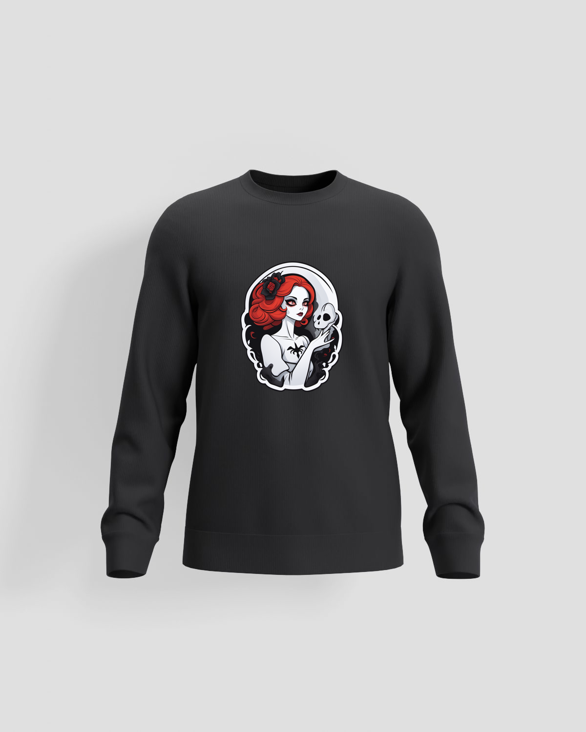 Black Unisex Sweatshirt – Sleek Soft Organic Cotton 59