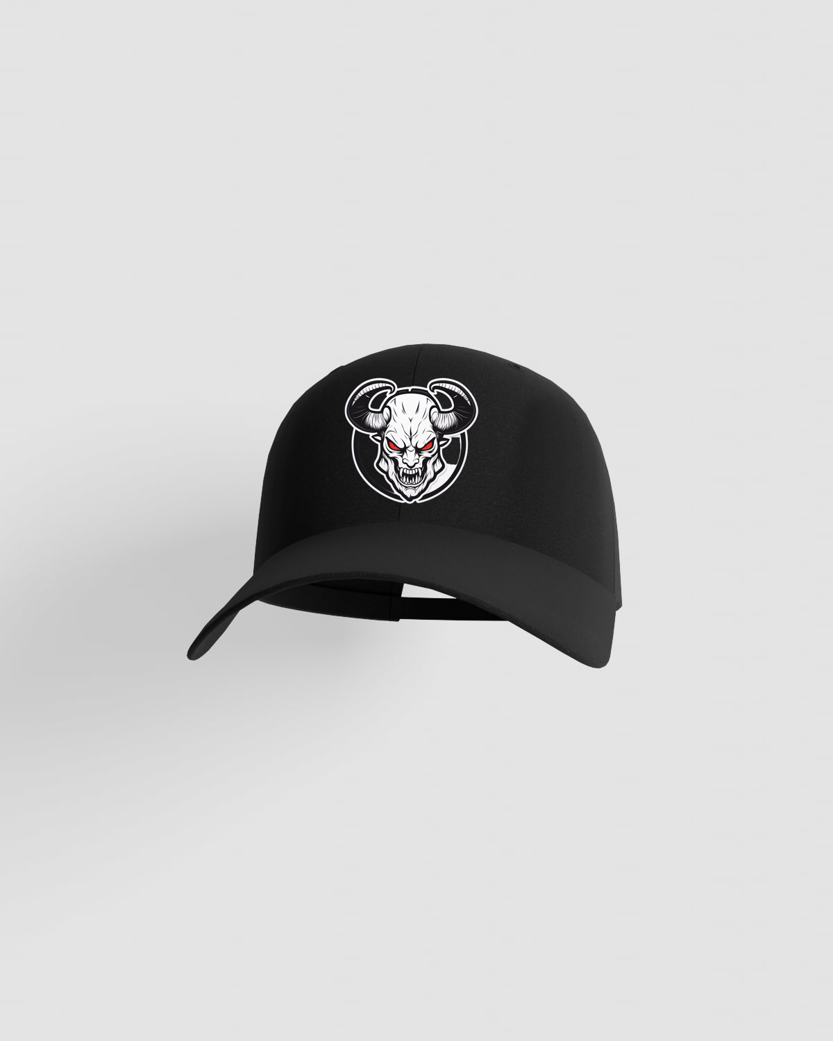 Black Adjustable Cotton Cap with Velcro Closure 59