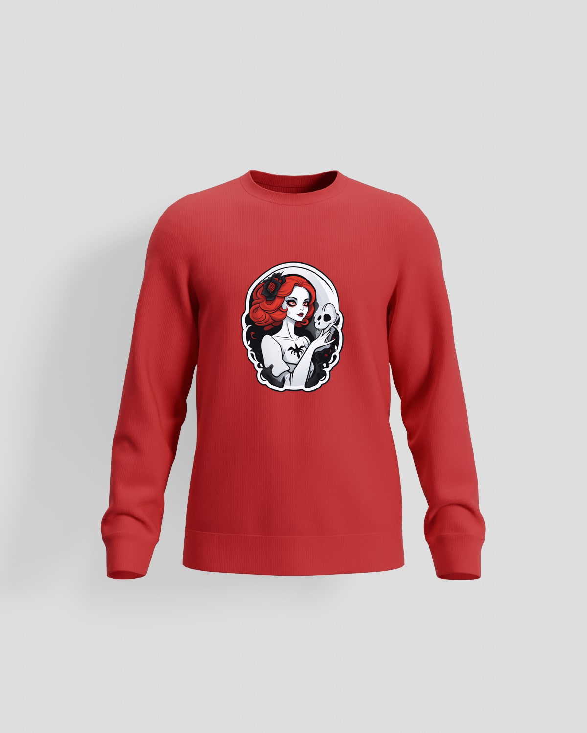 Red Unisex Sweatshirt – 100% Cotton Comfort & Style 59