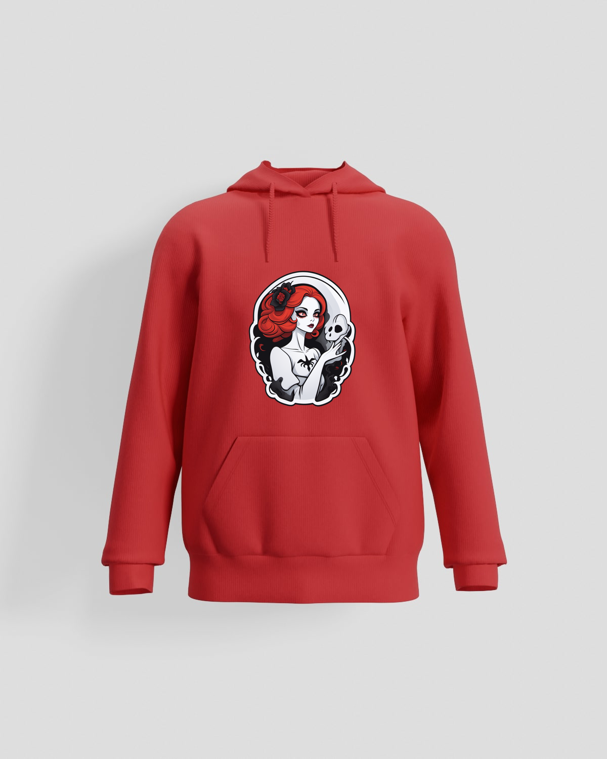 Red Organic Cotton Sweatshirt – Soft Comfort & Eco Style 59