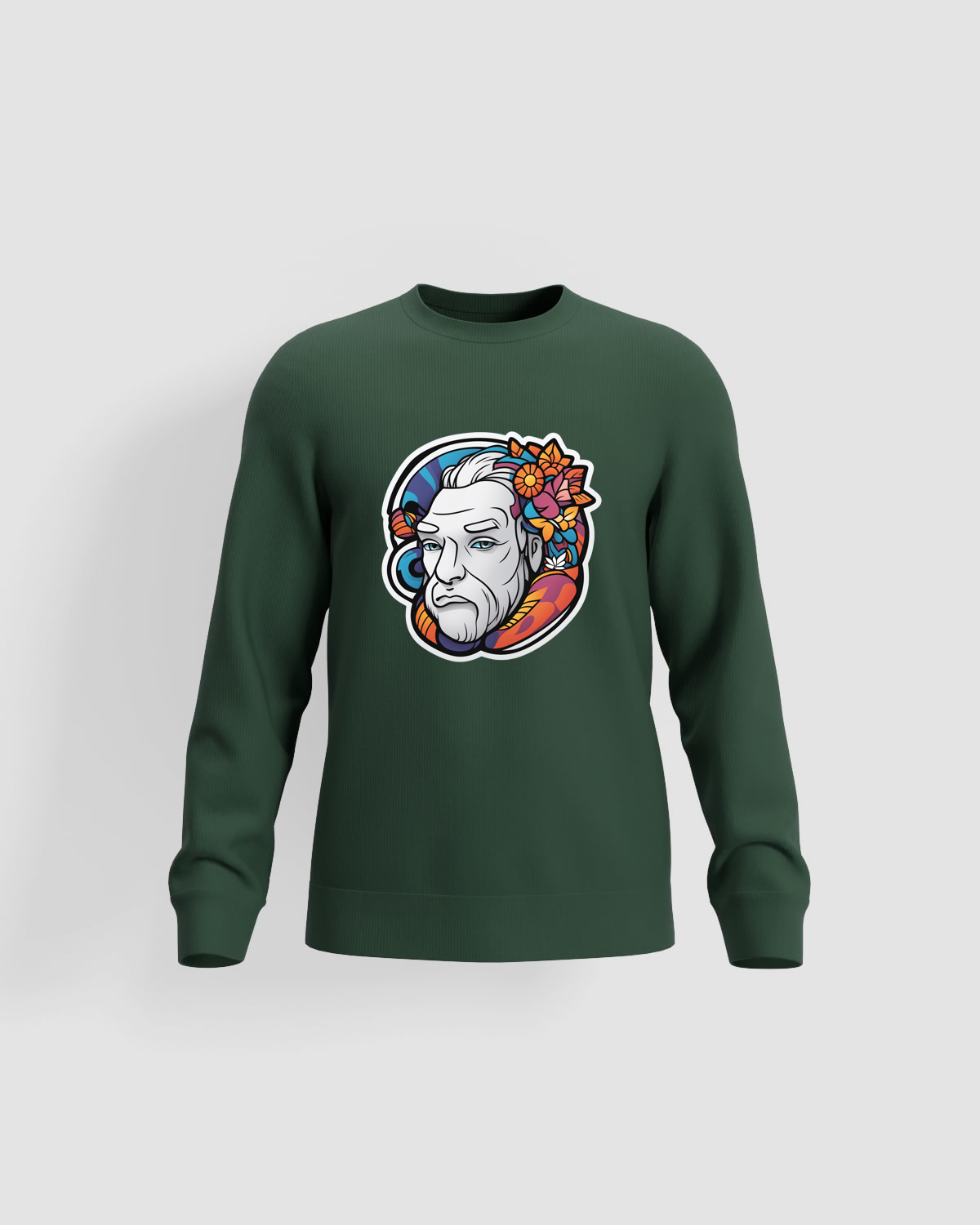 Green Organic Cotton Sweatshirt – Soft, Sustainable Comfort 59