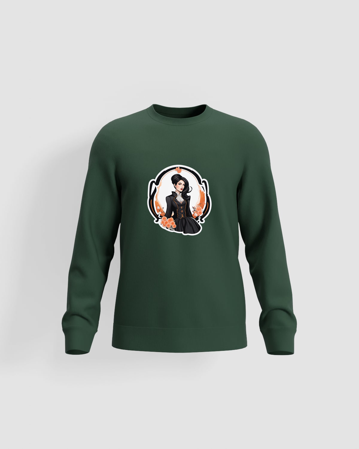 Unisex Vibrant Green Sweatshirt – Eco‑Friendly Organic Cotton 59