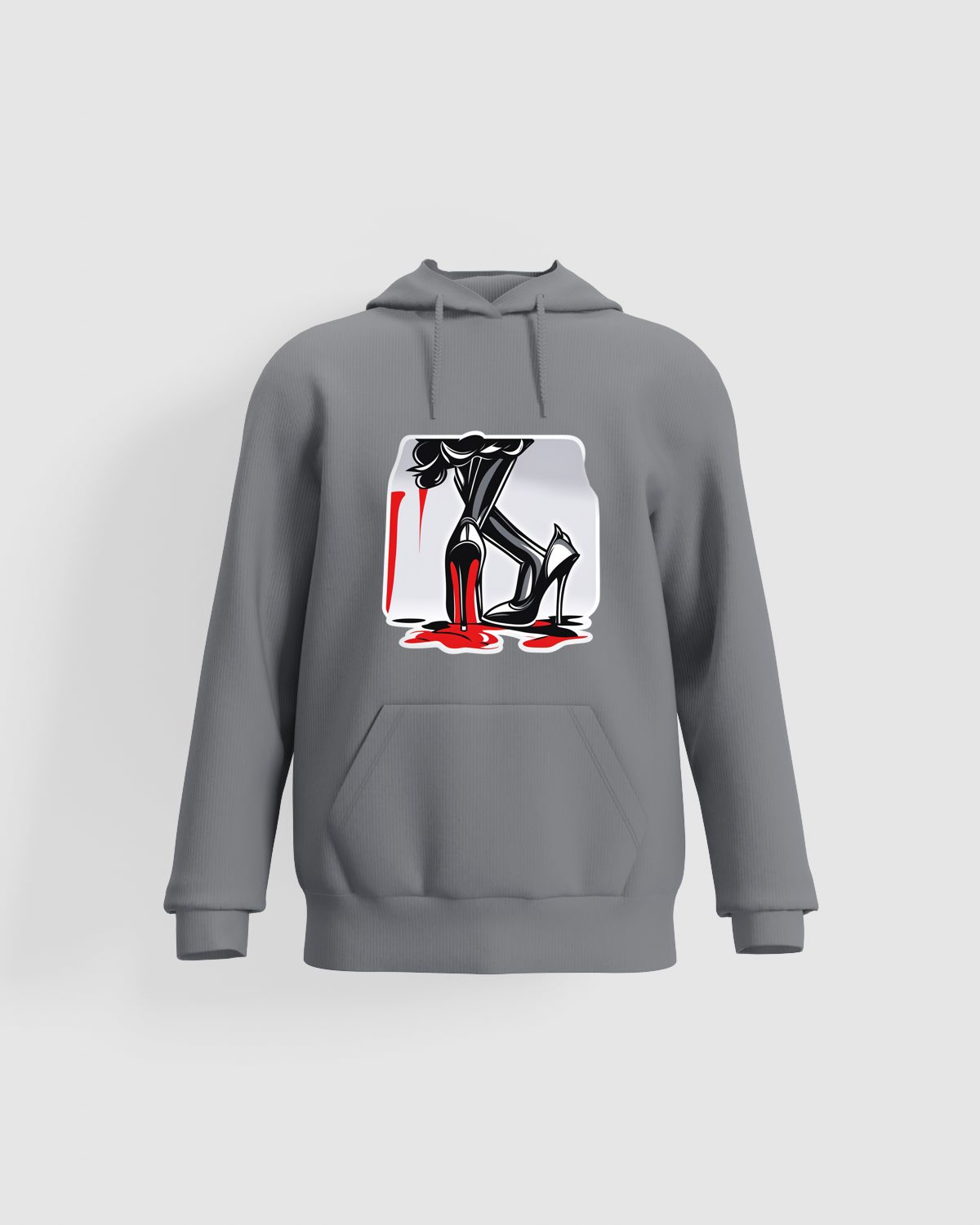 Grey Unisex Sweatshirt with Classic Crew Neck 59