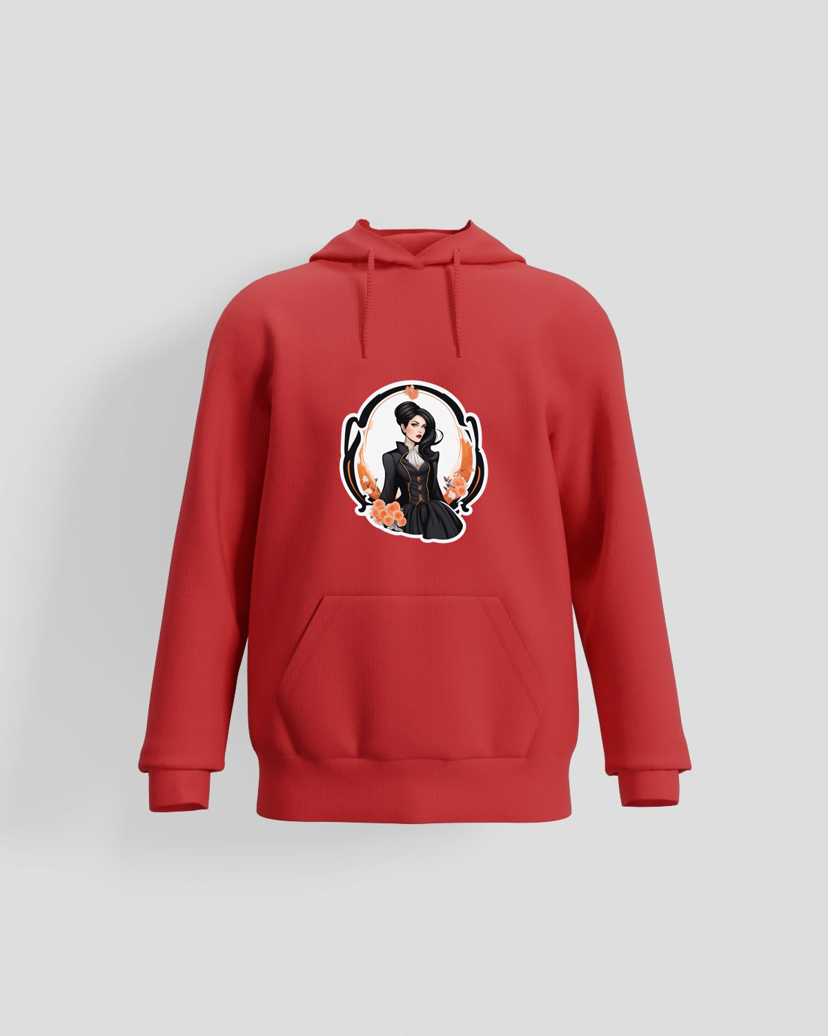 Vibrant Red Unisex Sweatshirt – Comfortable, Print‑Ready Fabric 59