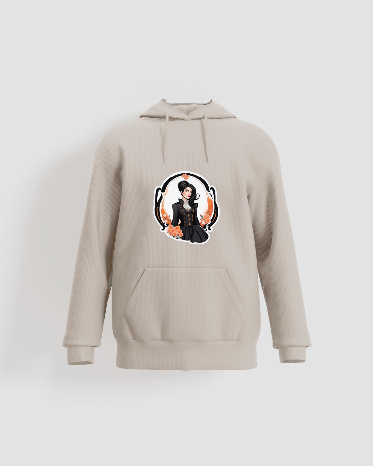 Cream Unisex Sweatshirt with Premium 100% Cotton Comfort 59