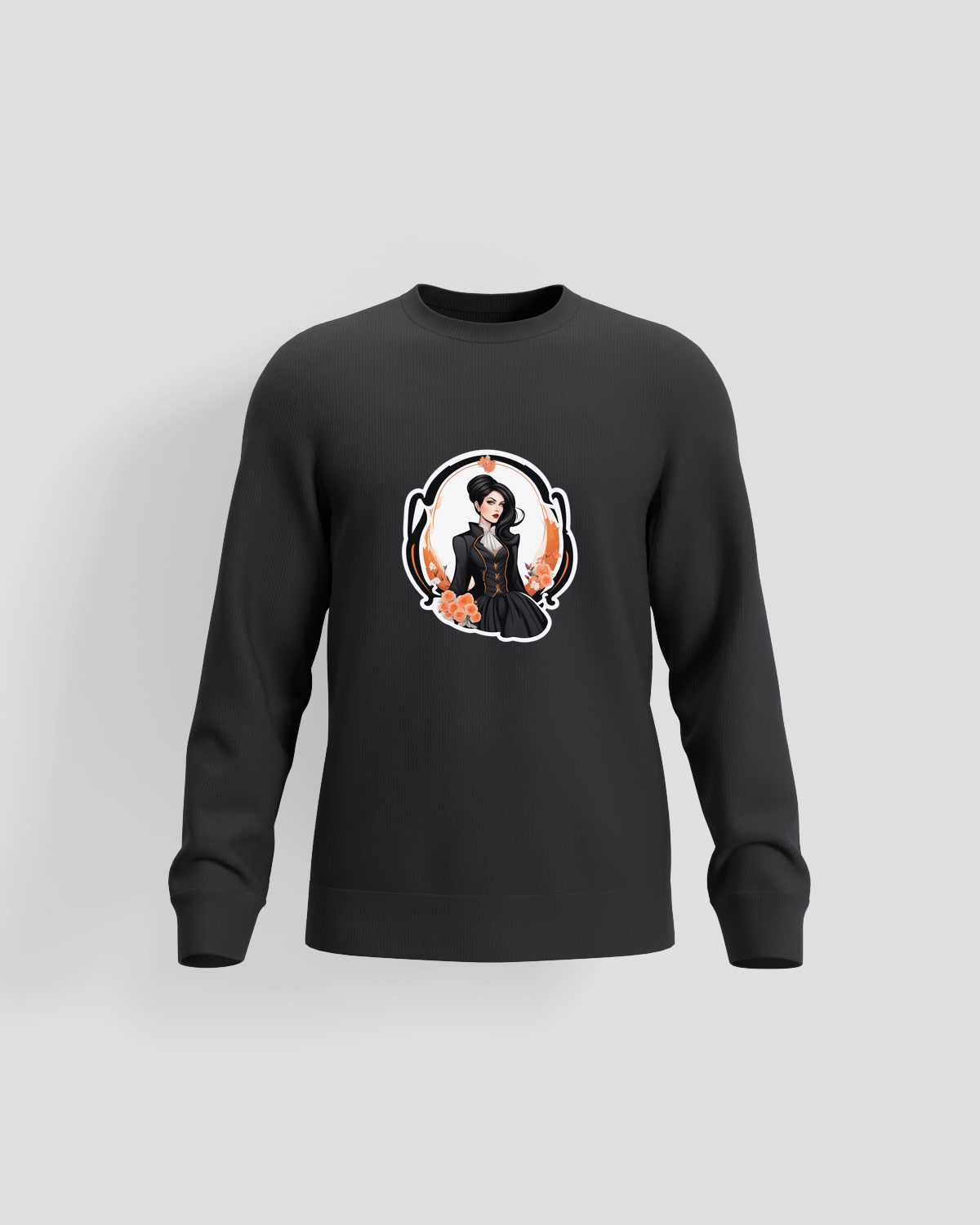 Black Unisex Sweatshirt – Premium Soft Organic Cotton 59
