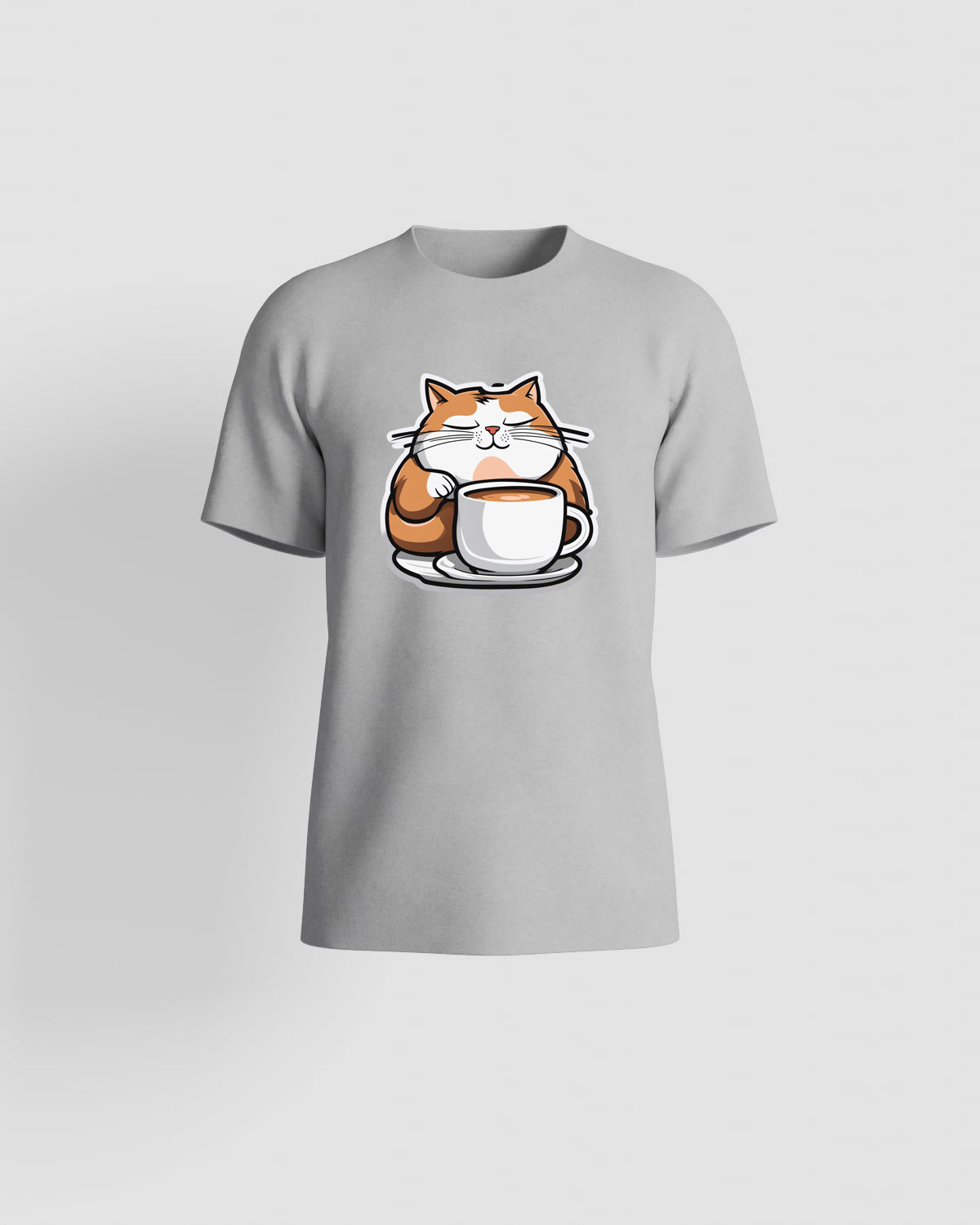 Grey Eco‑Sustainable T-Shirt with Minimalist Design 59