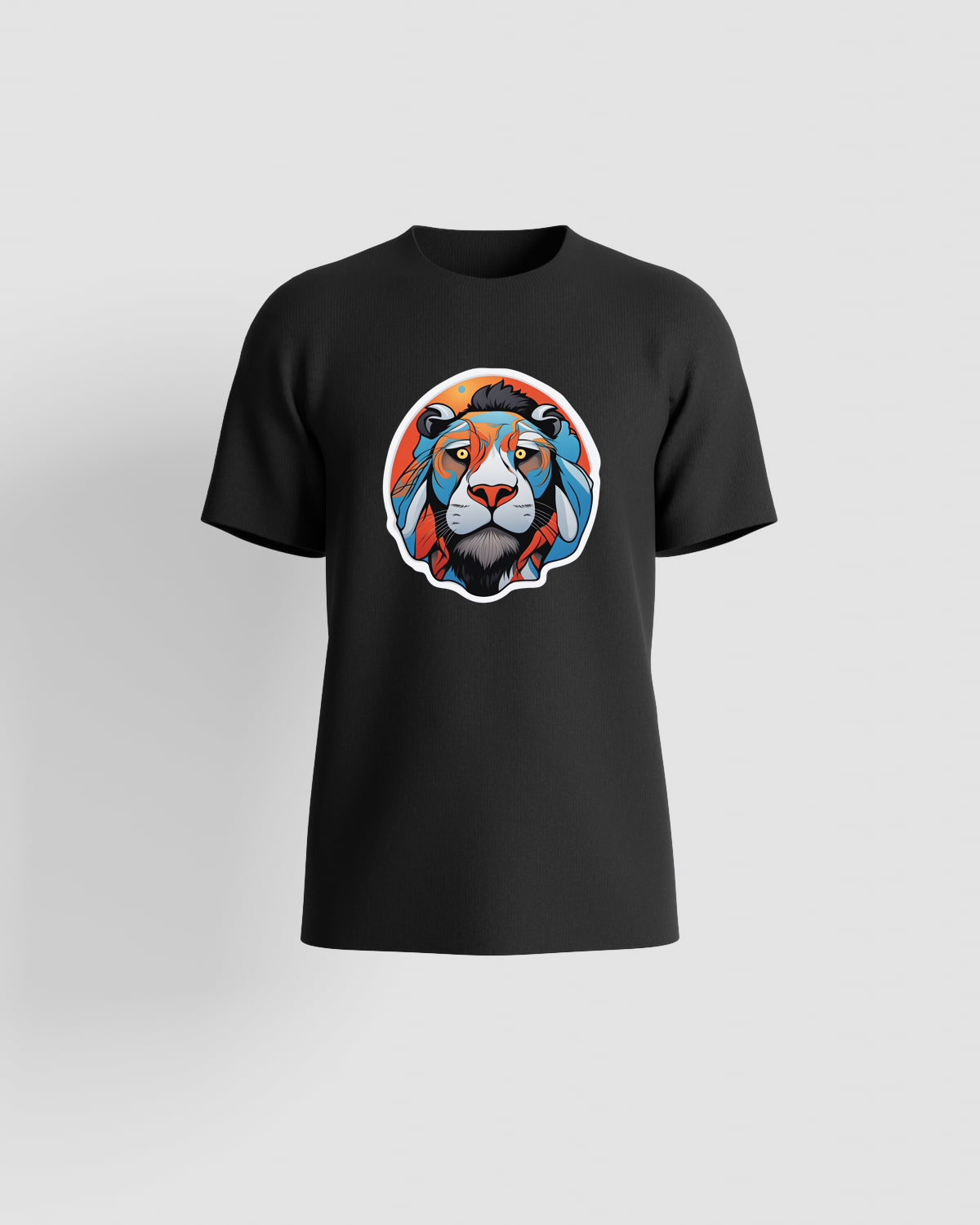 Black Unisex Eco Cotton Crew Neck T Shirt 59