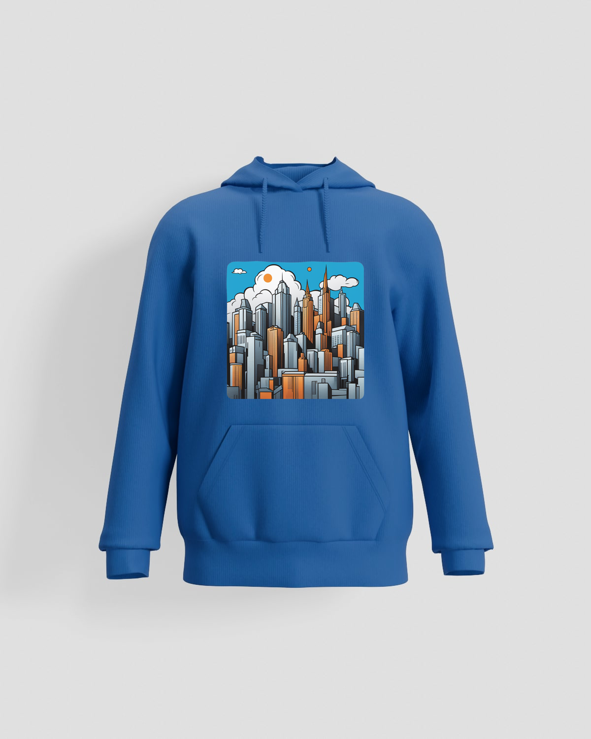 Blue Organic Cotton Unisex Sweatshirt 59