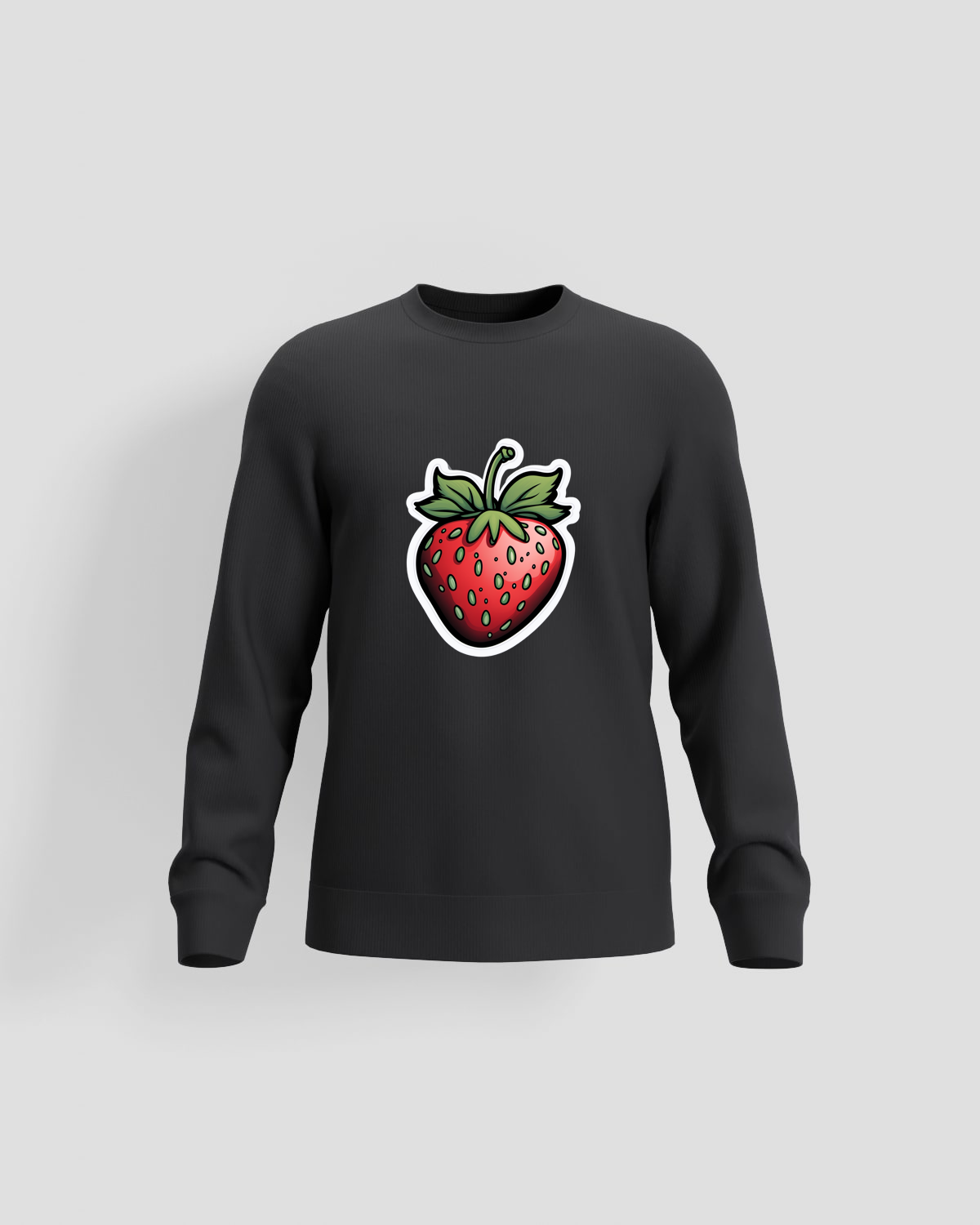 Black Unisex Organic Cotton Sweatshirt – Soft & Sustainable 59