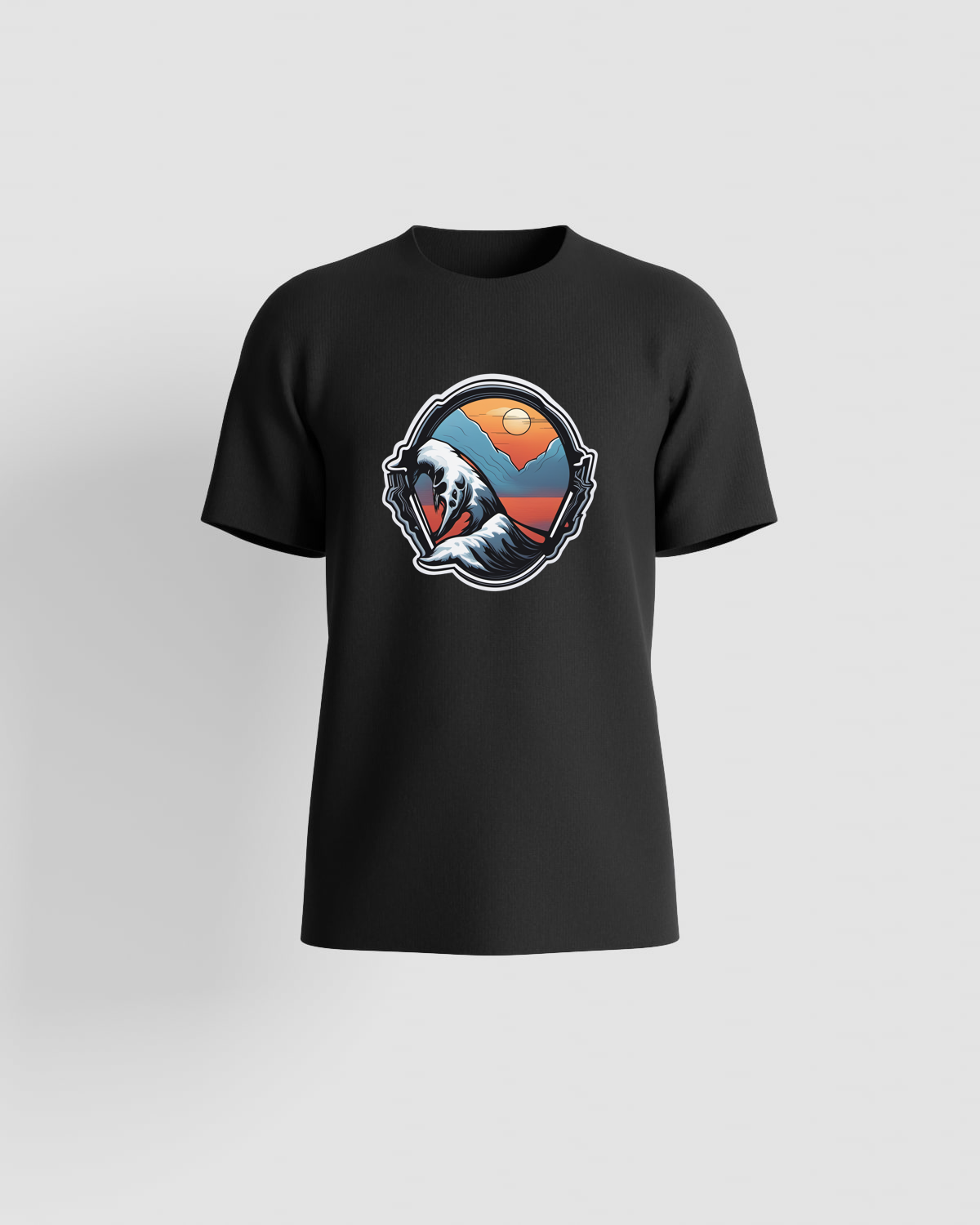 Black Unisex Organic Cotton T-Shirt – Modern Fit 59