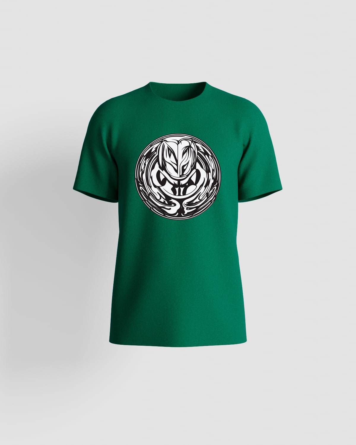 Green Organic Cotton T-Shirt with Clean Minimalist Design 59
