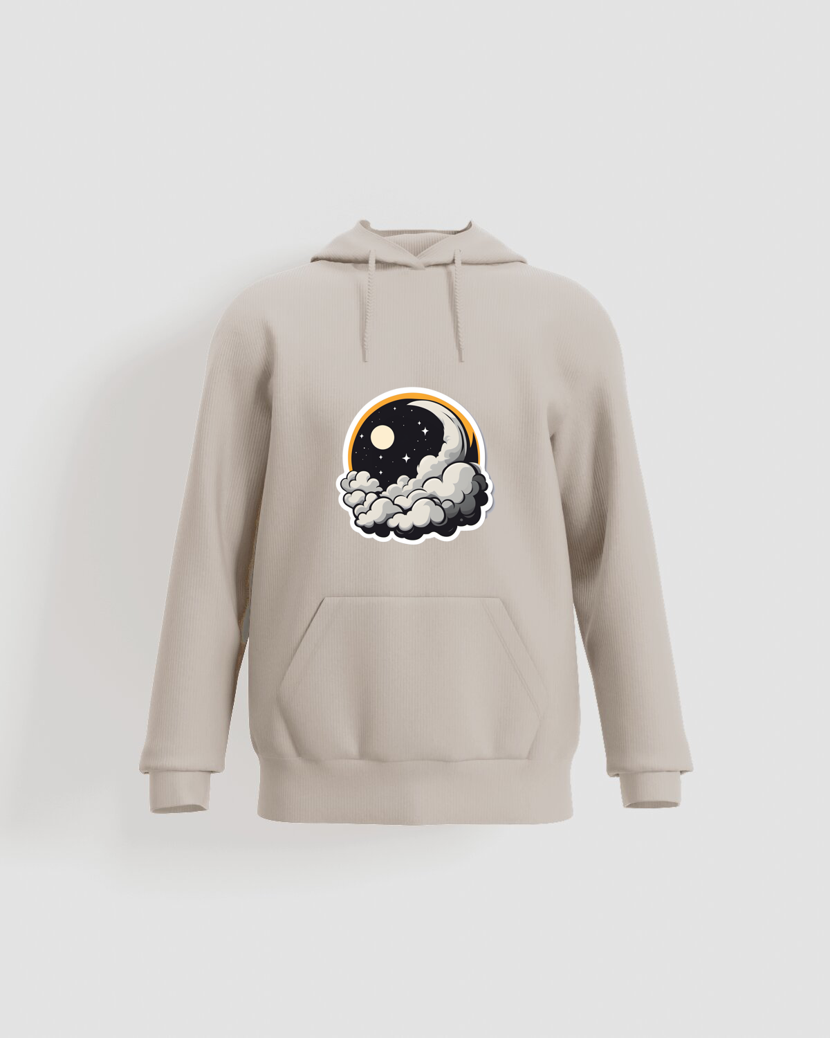 Cream Unisex Crew Neck Sweatshirt – 100% Cotton 59