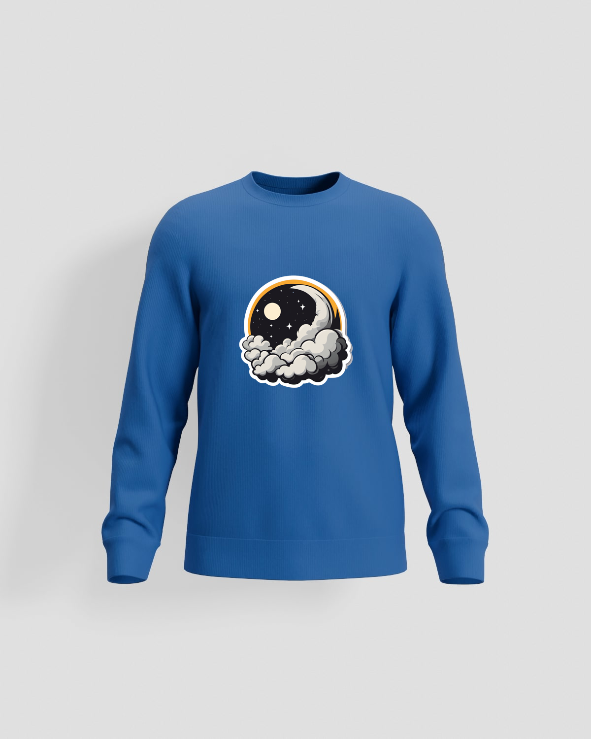 Blue Unisex Short‑Sleeve Crew‑Neck Sweatshirt – Soft & Eco‑Friendly 59