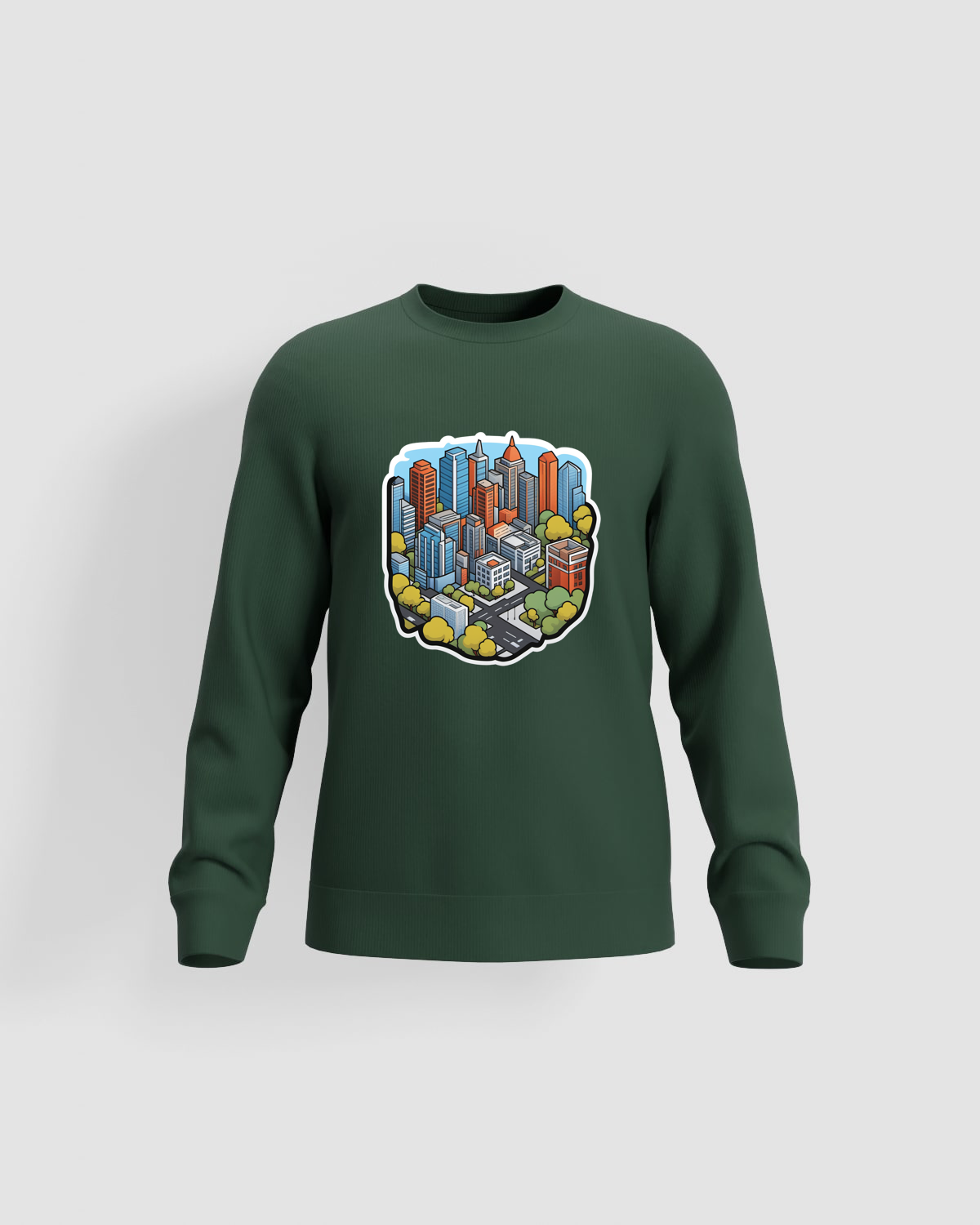 Green Unisex Organic Cotton Sweatshirt – Print‑Ready Comfort 59