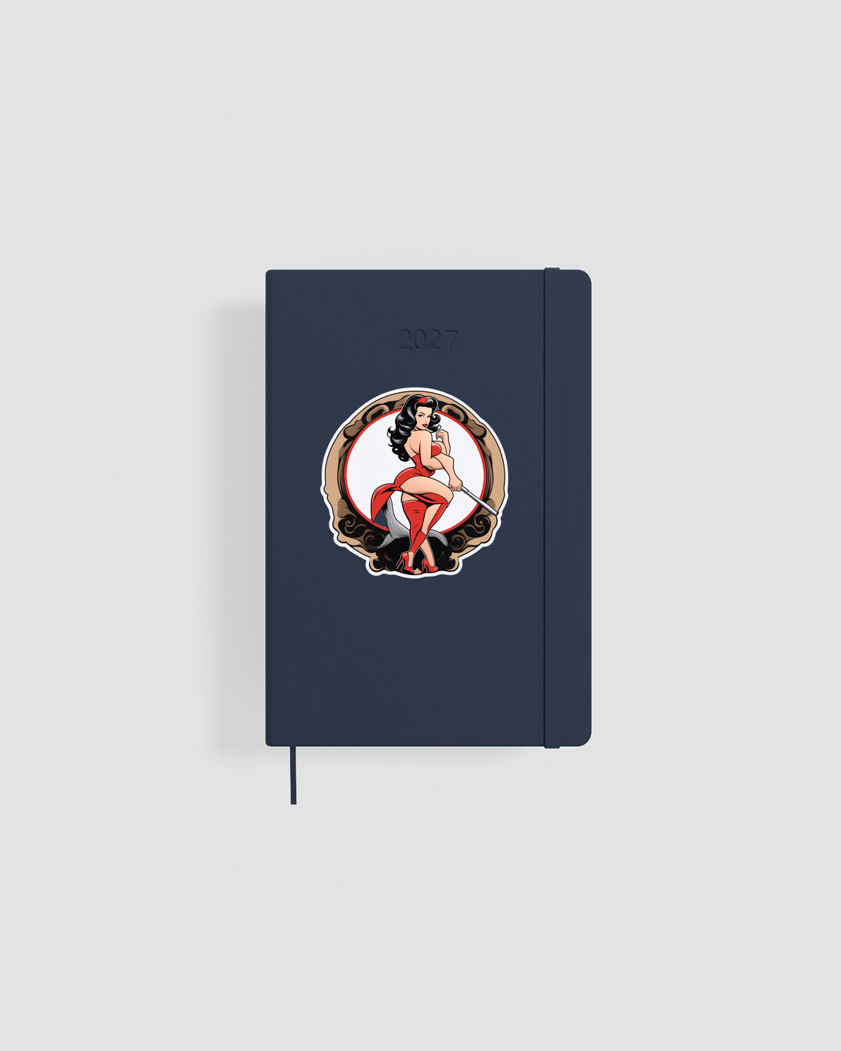Customizable Daily Planner with Bold Floral Design