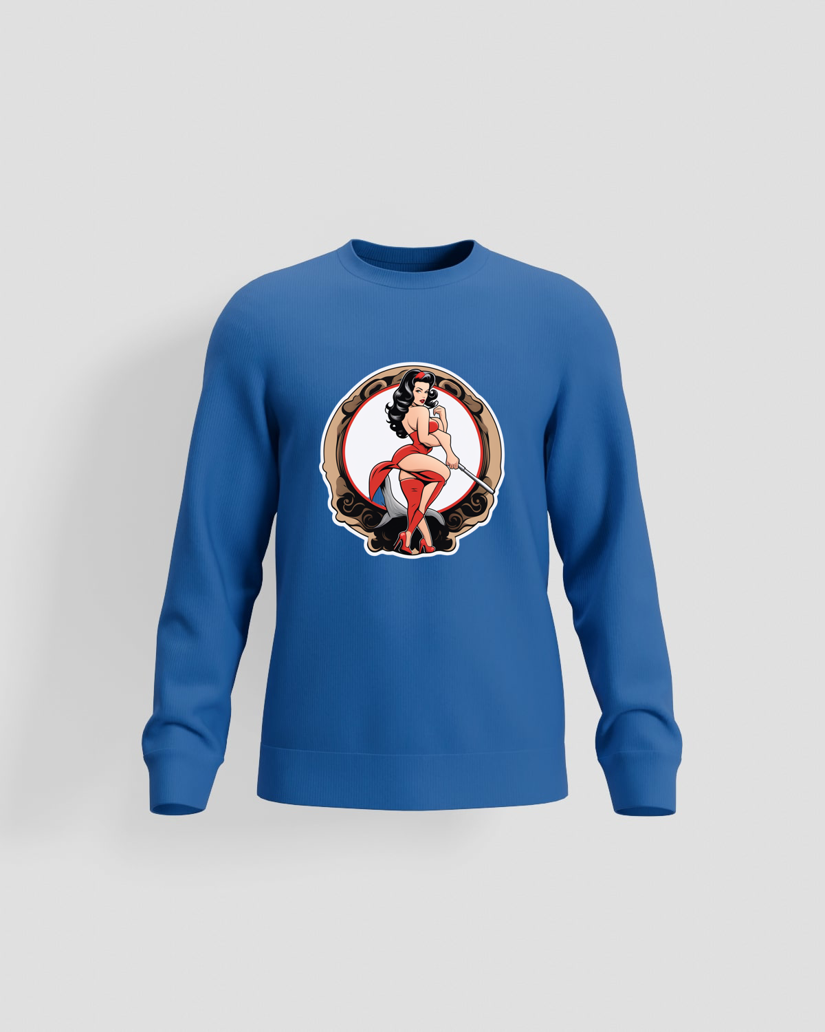 Blue Unisex Organic Cotton Sweatshirt 59