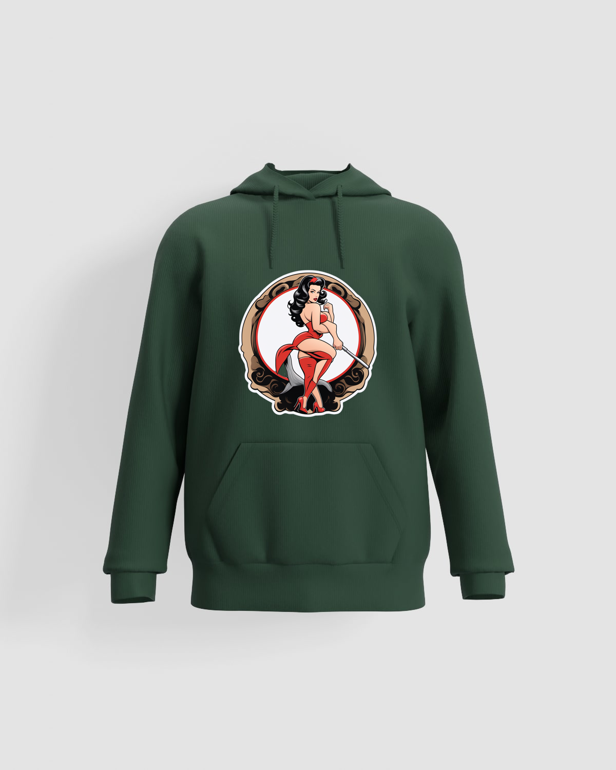 Green Brushed Organic Cotton Sweatshirt Eco Sustainable 59
