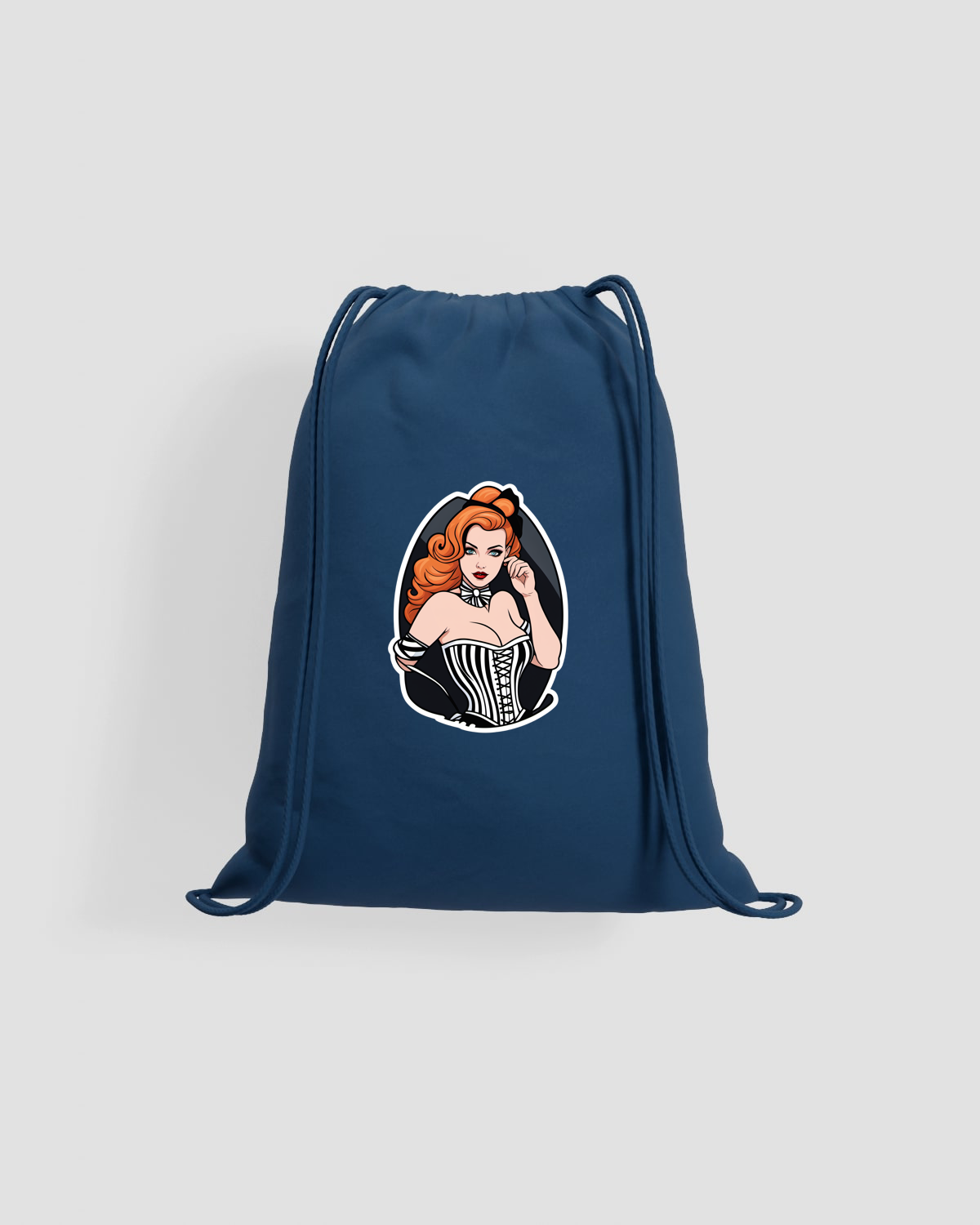 Lightweight Custom Print Drawstring Bag – Cotton Gym Tote 59
