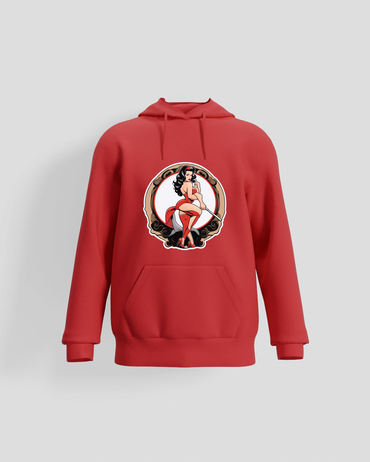 Red Sweatshirt – Unisex, 100% Cotton, Classic Comfort 59