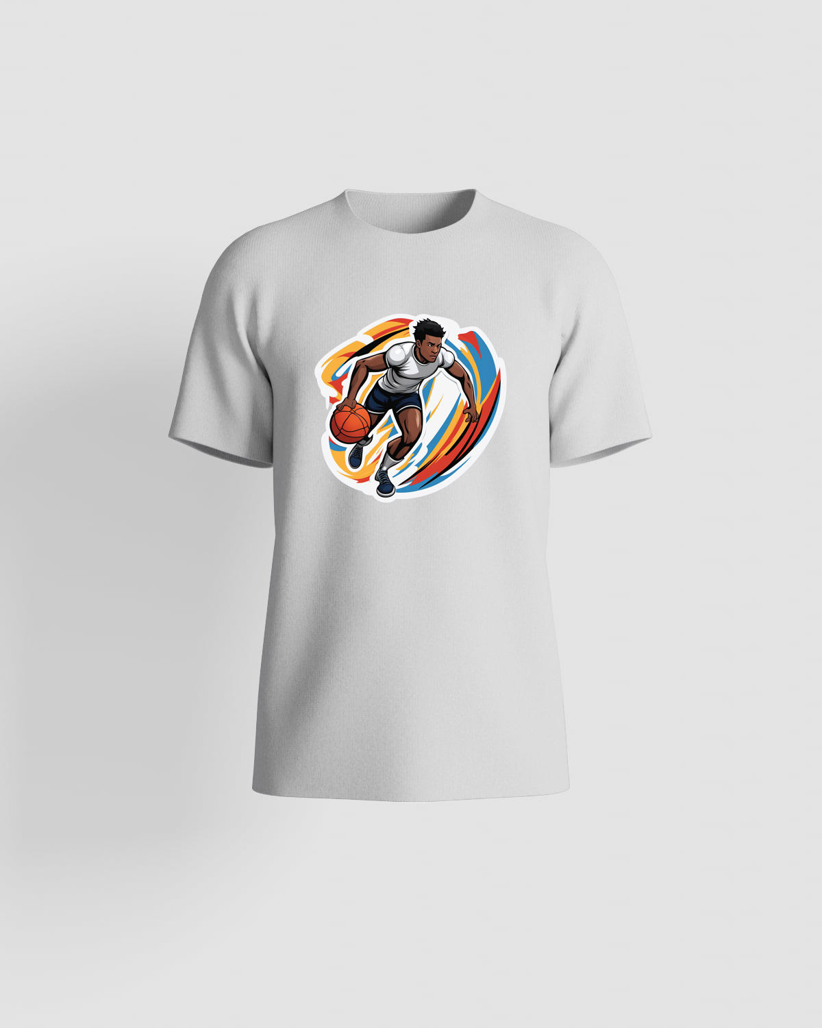 White Organic Cotton Genderless T-Shirt Modern Fit and Eco Sustainable 59