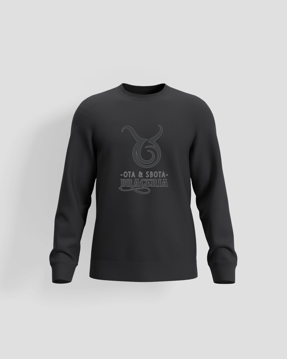 Black Unisex 100% Cotton Sweatshirt – Durable Print Quality 59