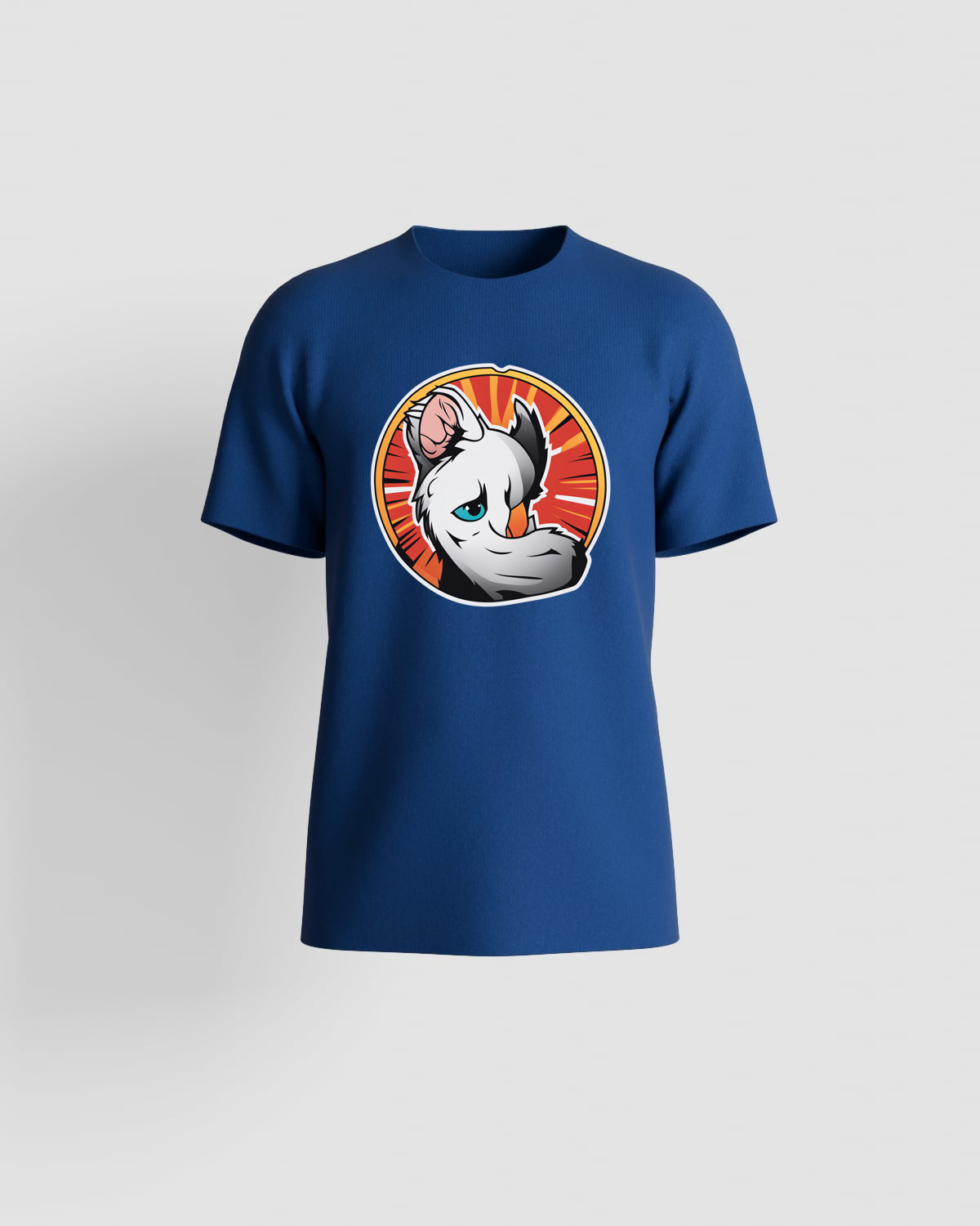 Blue Organic Cotton T‑Shirt with Modern Fit 59
