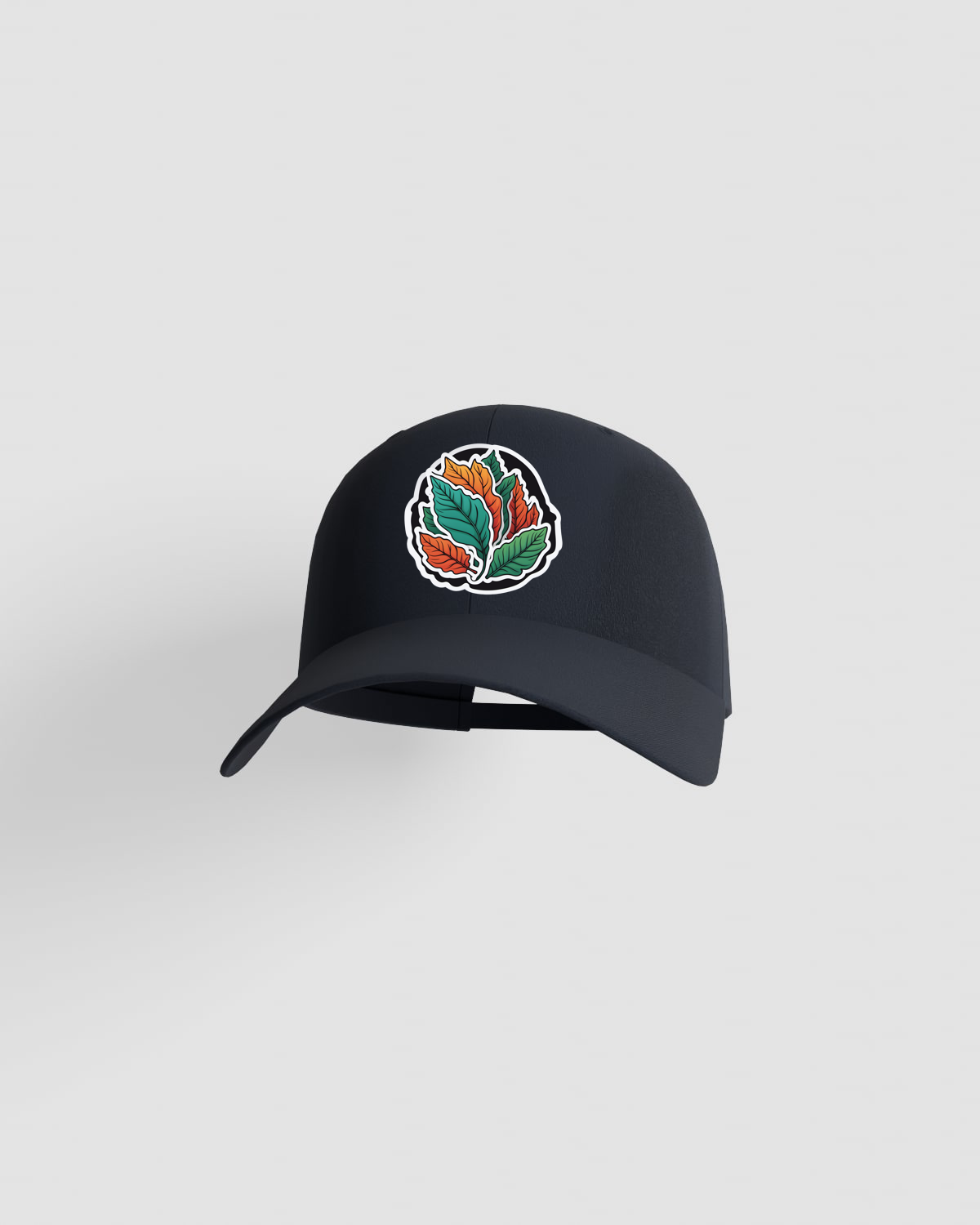 Navy Cotton Cap with Velcro Closure 59