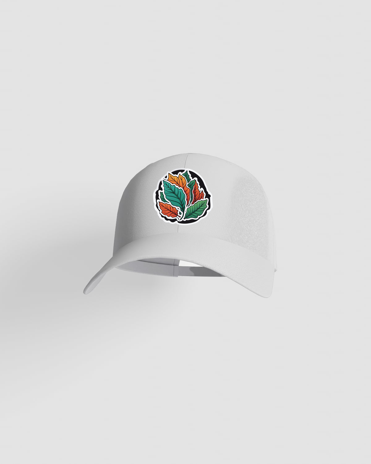 White Cotton Cap with Adjustable Velcro – Ideal for Custom Prints 59