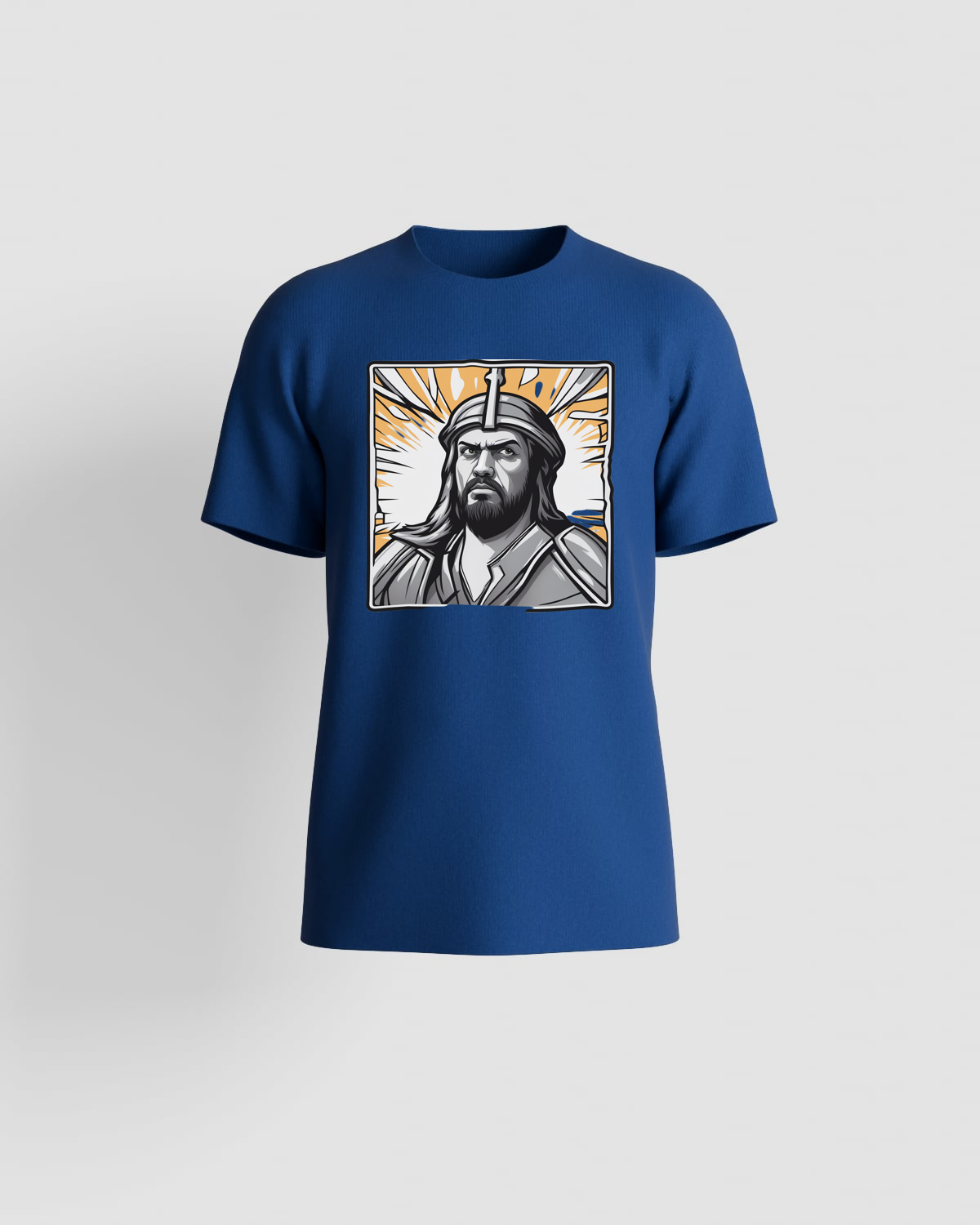 Blue Unisex Eco‑Cotton Crew Neck T‑Shirt 59