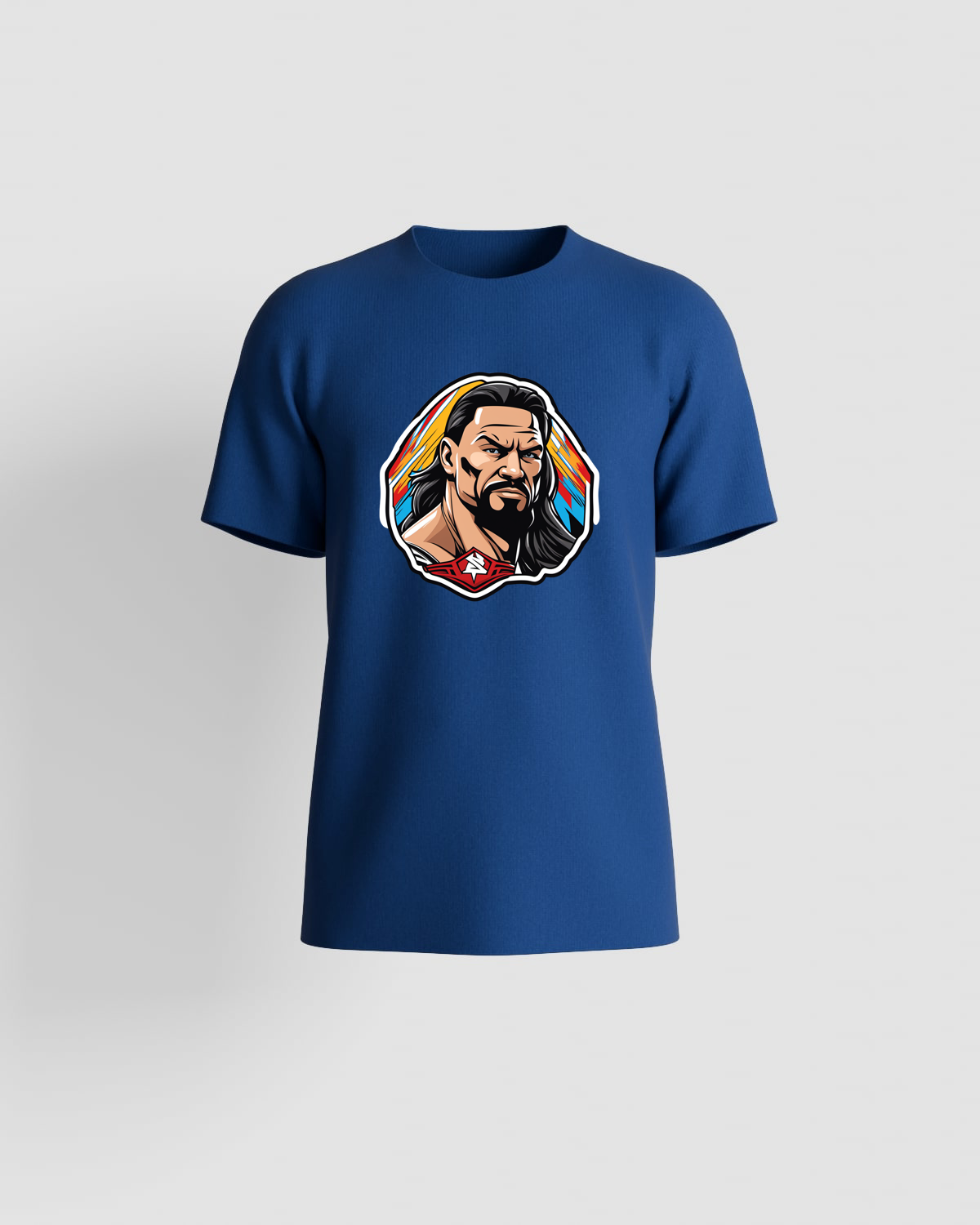 Vibrant Blue Graphic T-Shirt – Modern, Eco-Friendly Design 59