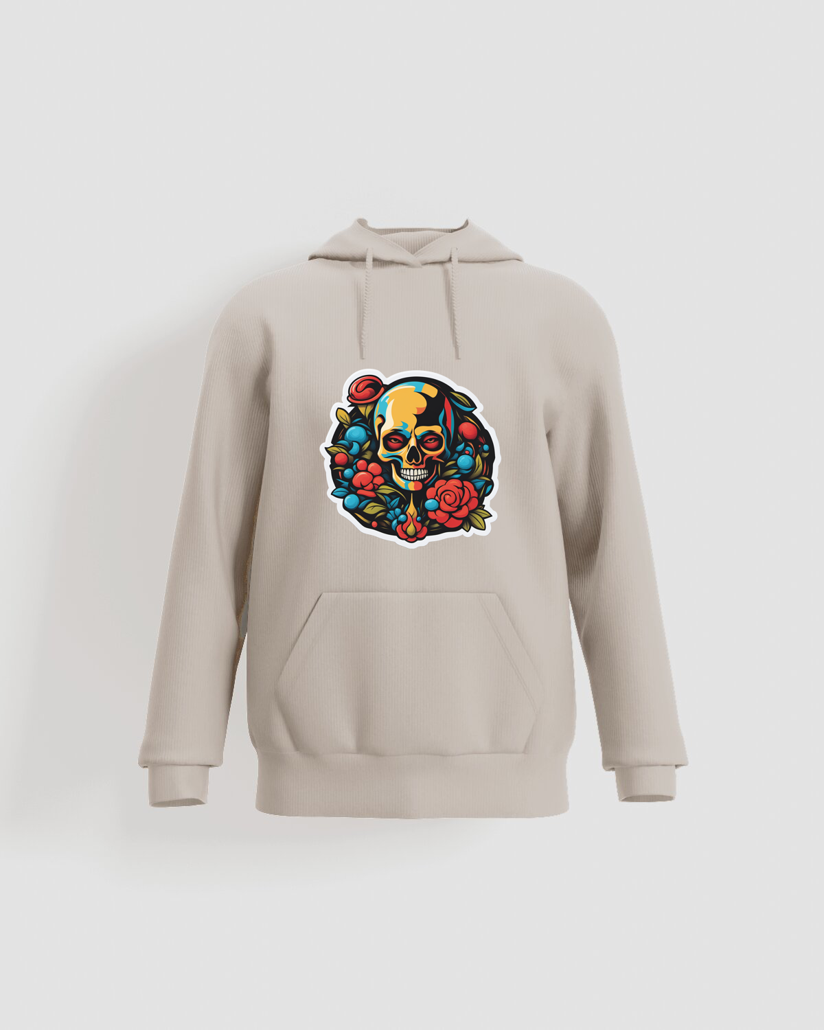 Cream Unisex Sweatshirt Soft Organic Cotton 59