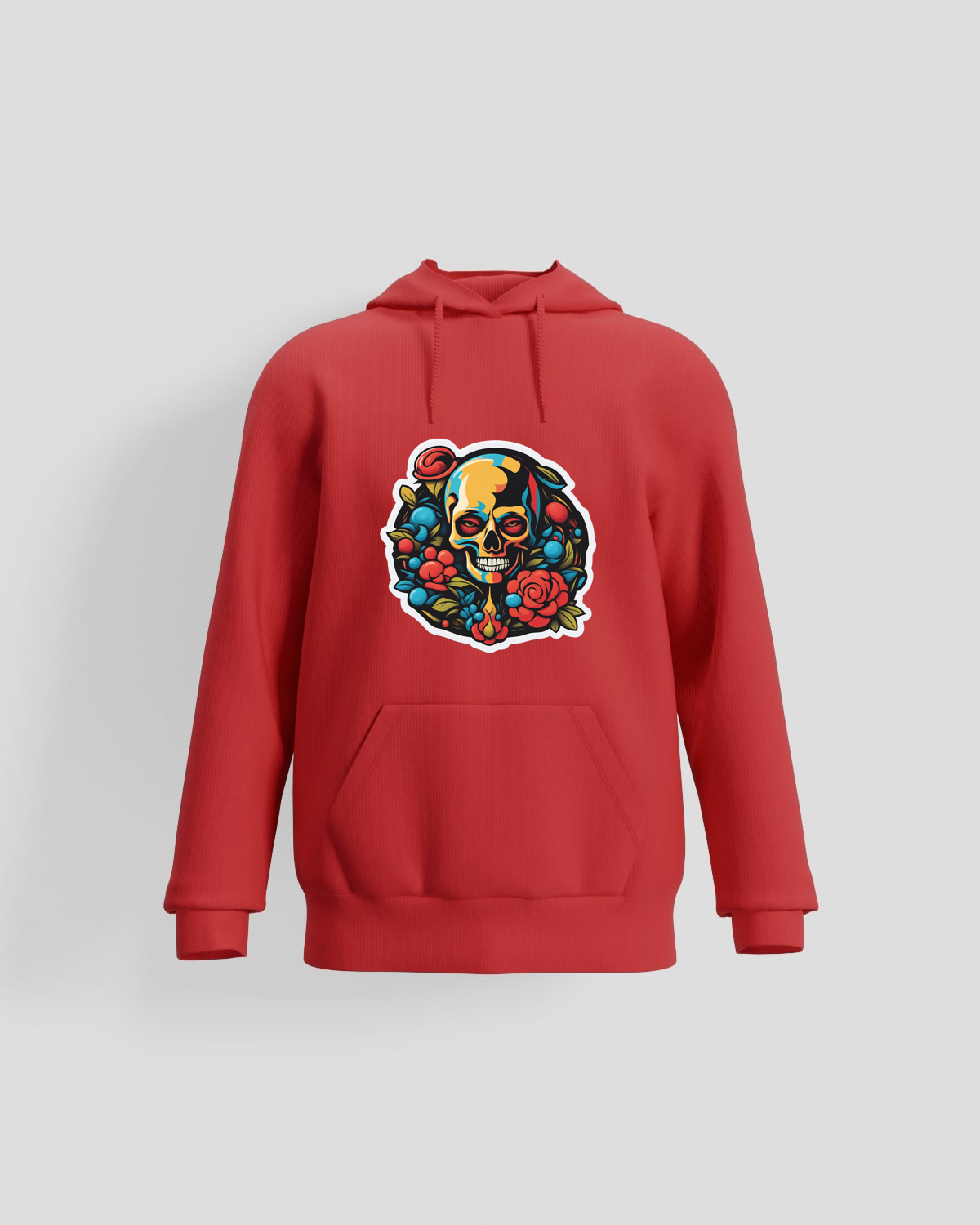 Red Unisex Sweatshirt – Soft Cotton Comfort 59
