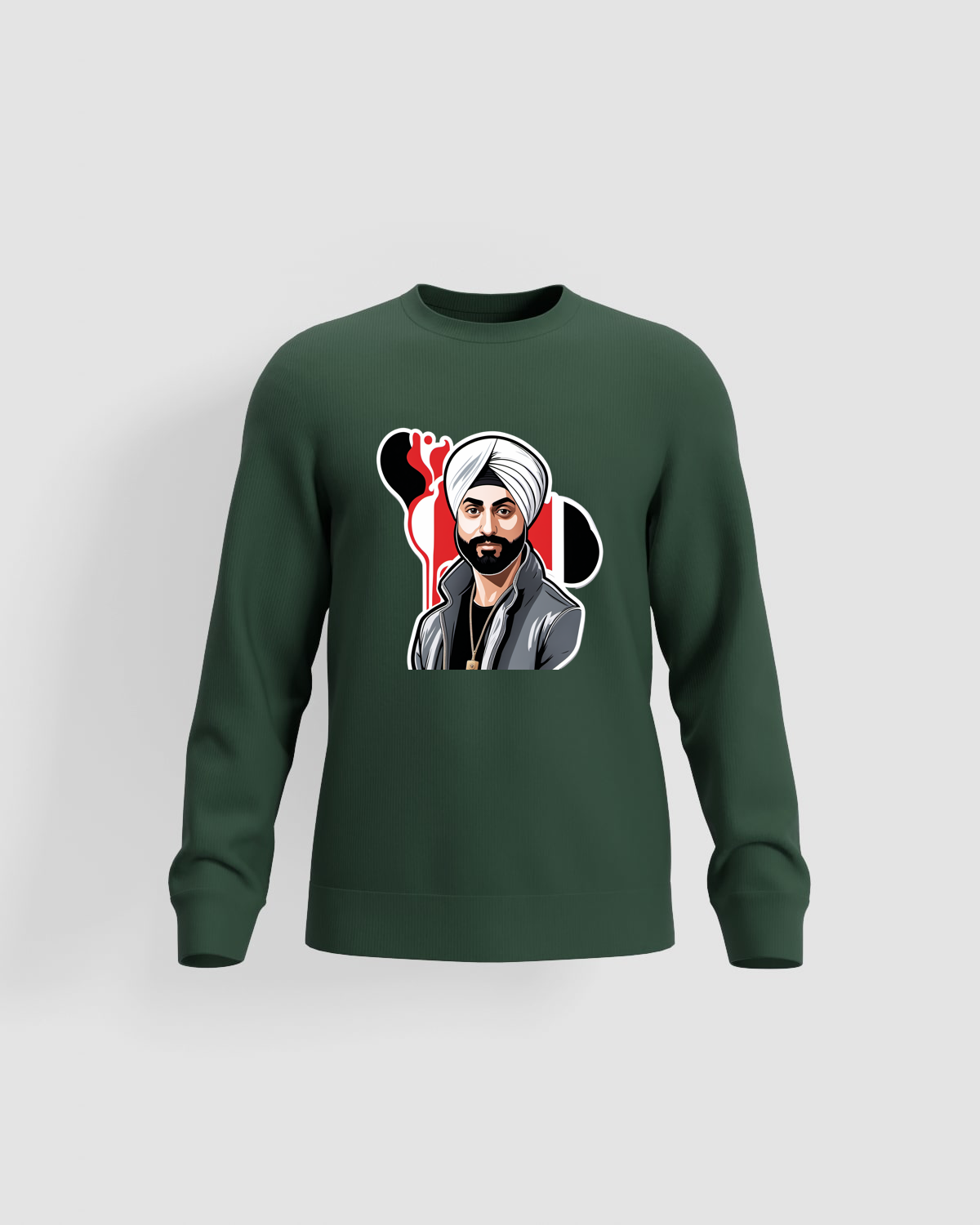 Green Brushed Organic Sweatshirt – Soft & Sustainable 59