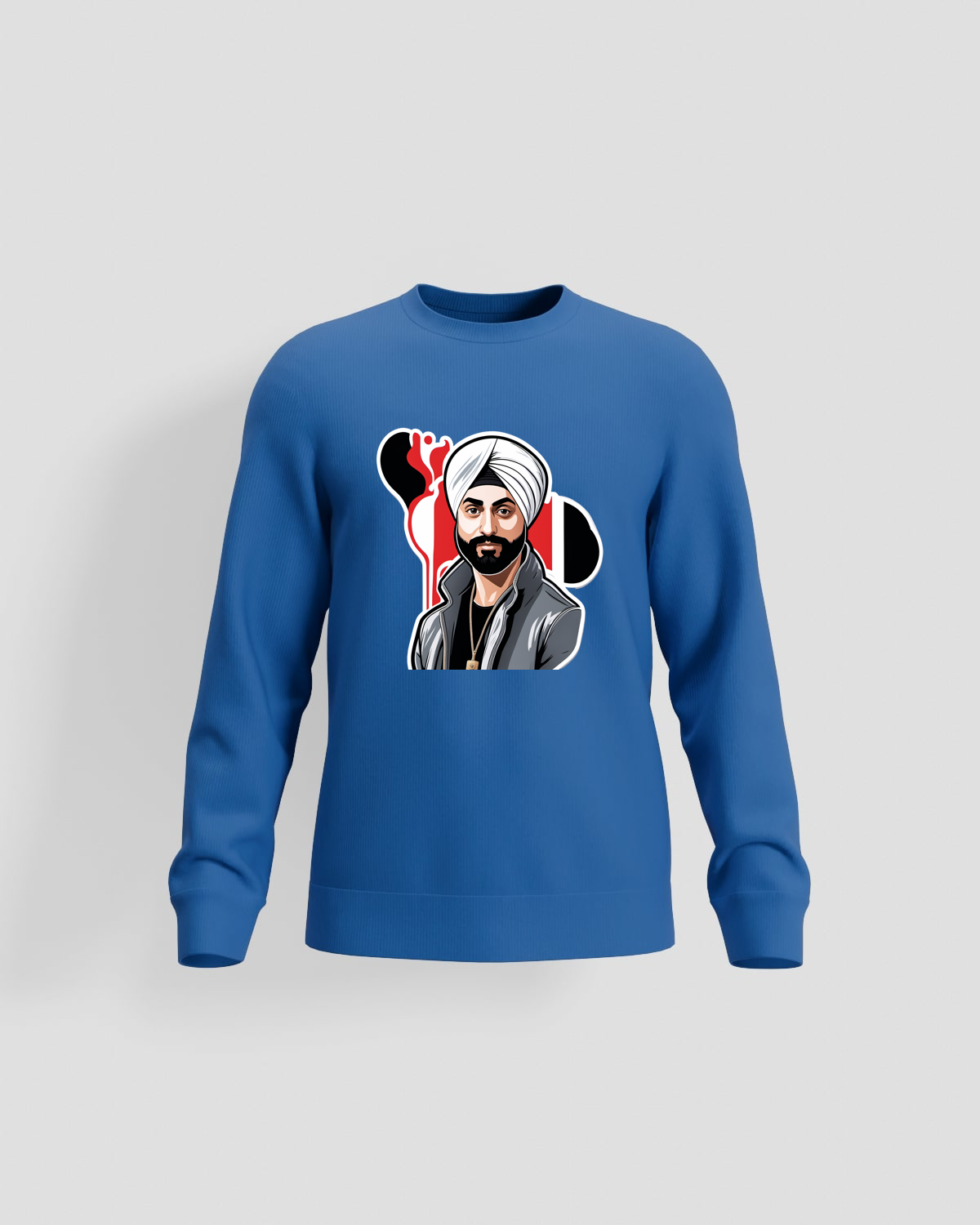 Blue Organic Cotton Sweatshirt – Soft & Sustainable Comfort 59