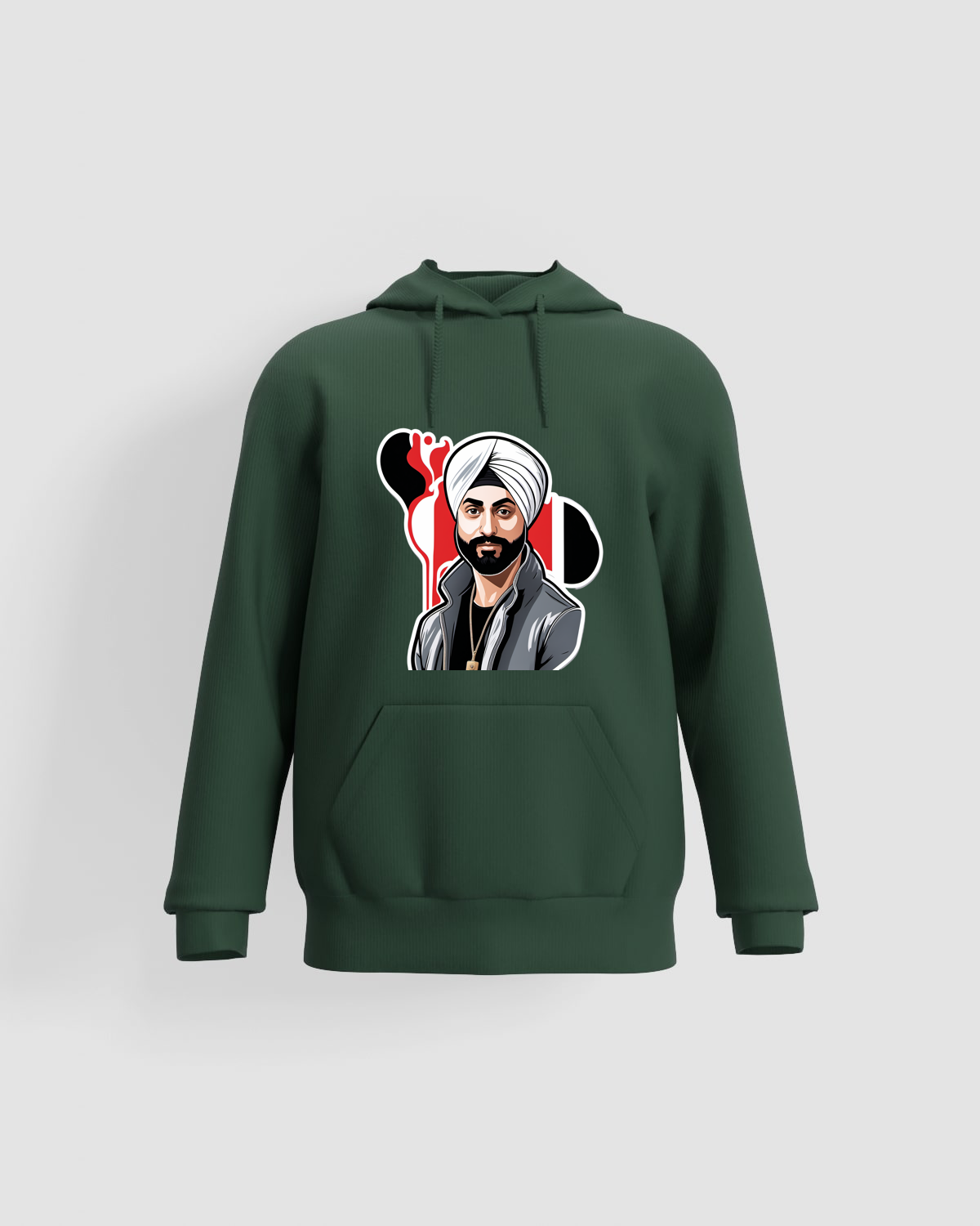 Green Unisex Organic Cotton Sweatshirt with Eco‑Friendly Print 59