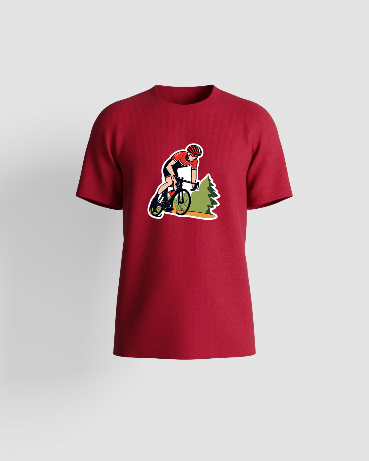 Red Eco Sustainable T‑Shirt with Bold Graphic 59