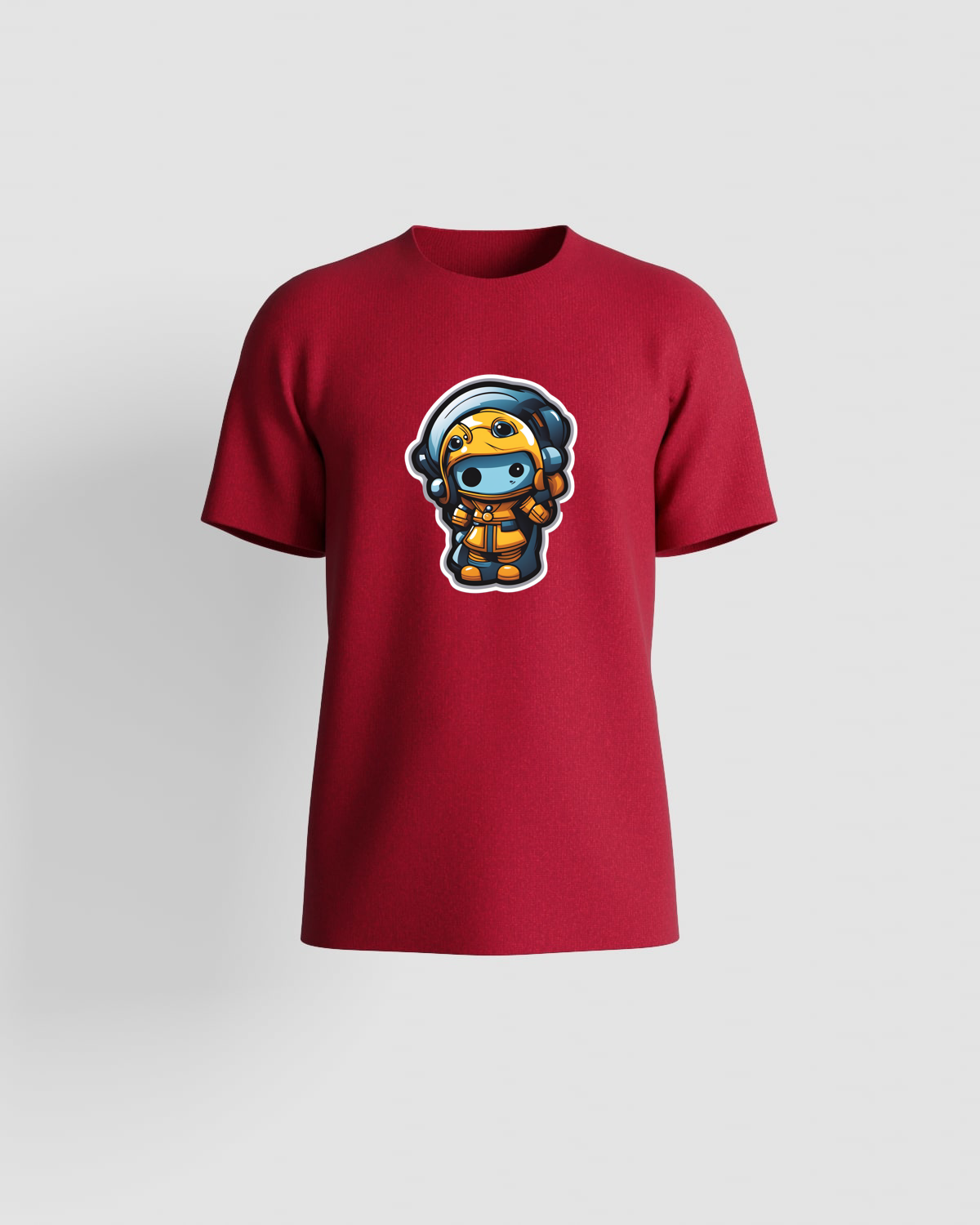 Red Organic T-Shirt – Modern Fit Crew Neck 59