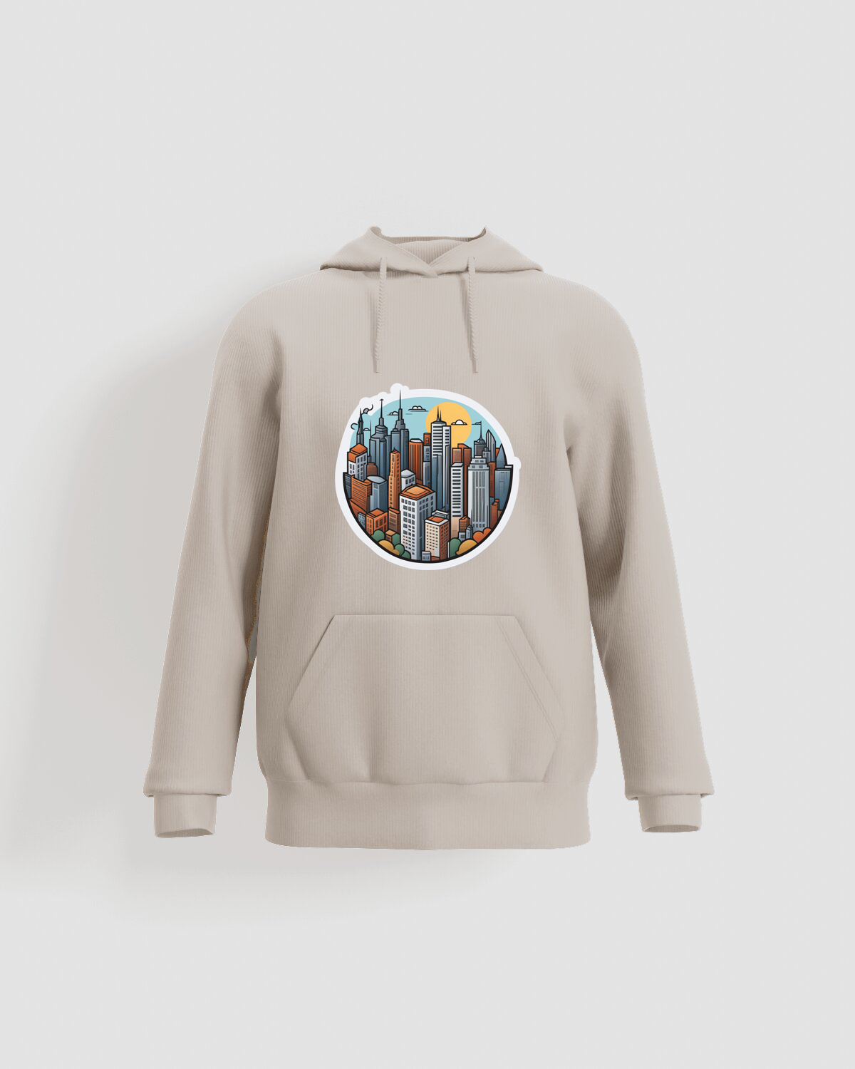 Cream Unisex Sweatshirt – Soft Organic Cotton Comfort 59
