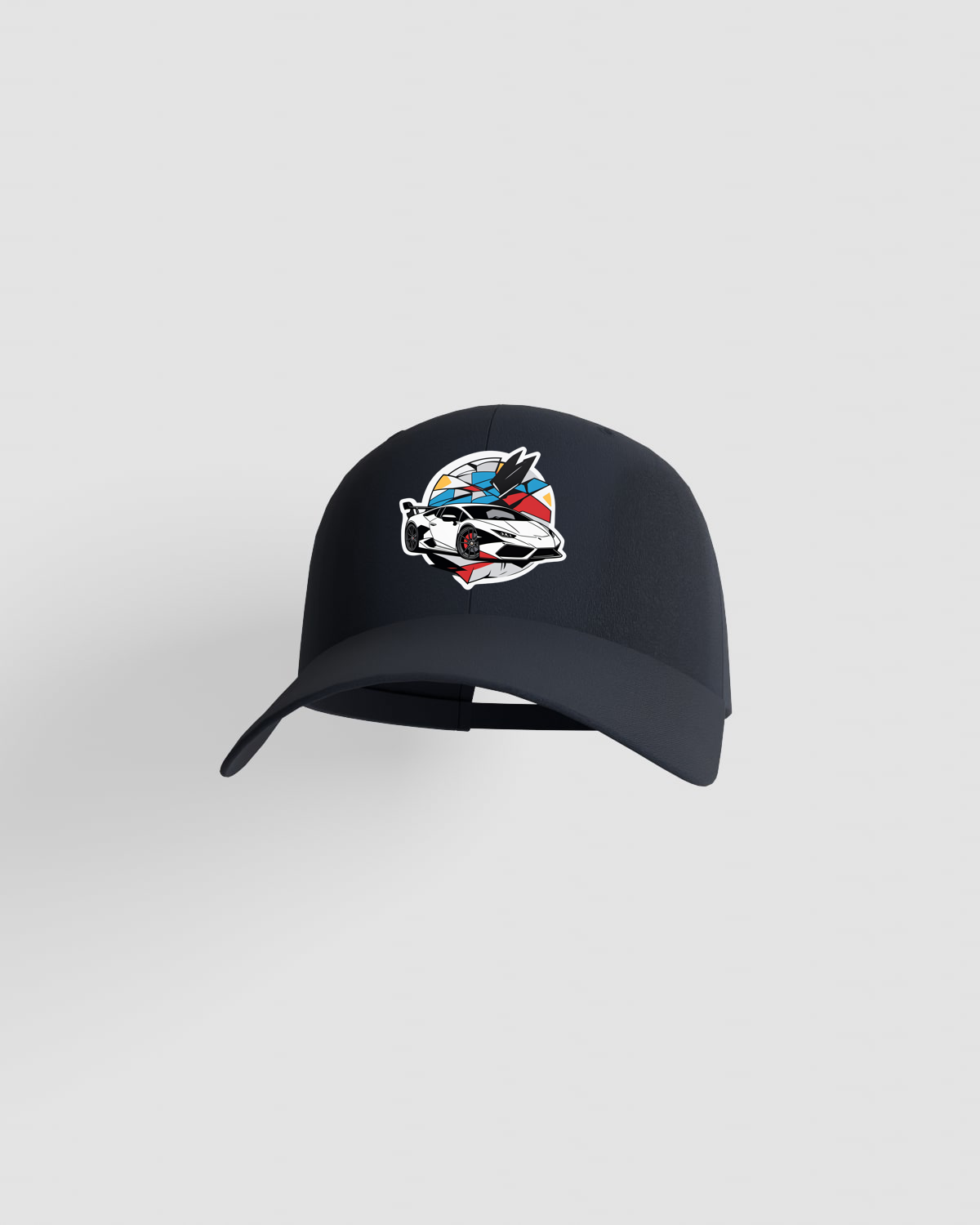 Navy Cotton Cap with Velcro Closure 59