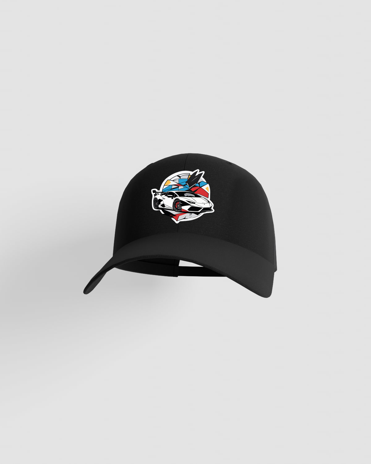 Black Adjustable Cotton Cap with Velcro Closure 59