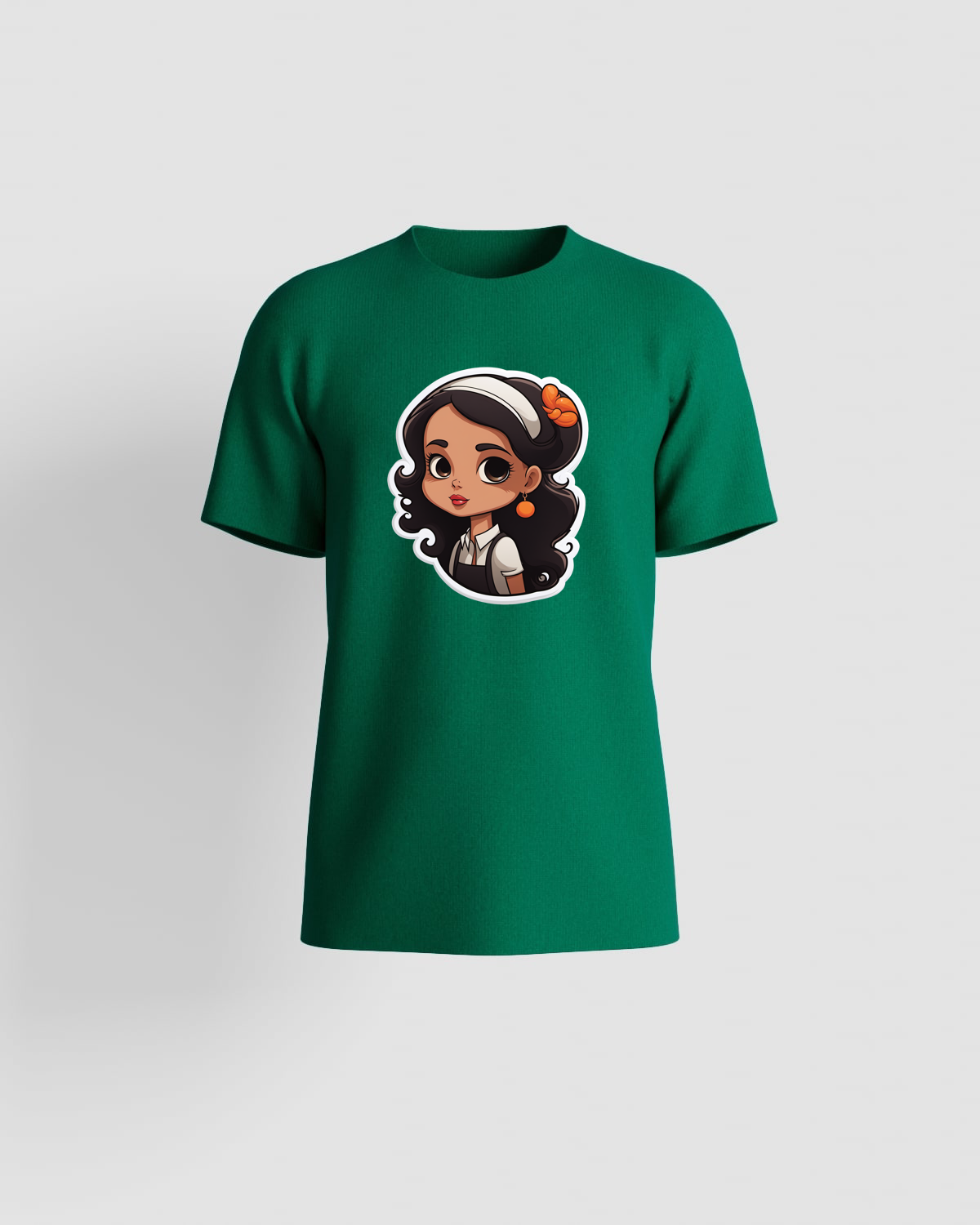 Green Organic T‑Shirt with Bold Graphic Print 59